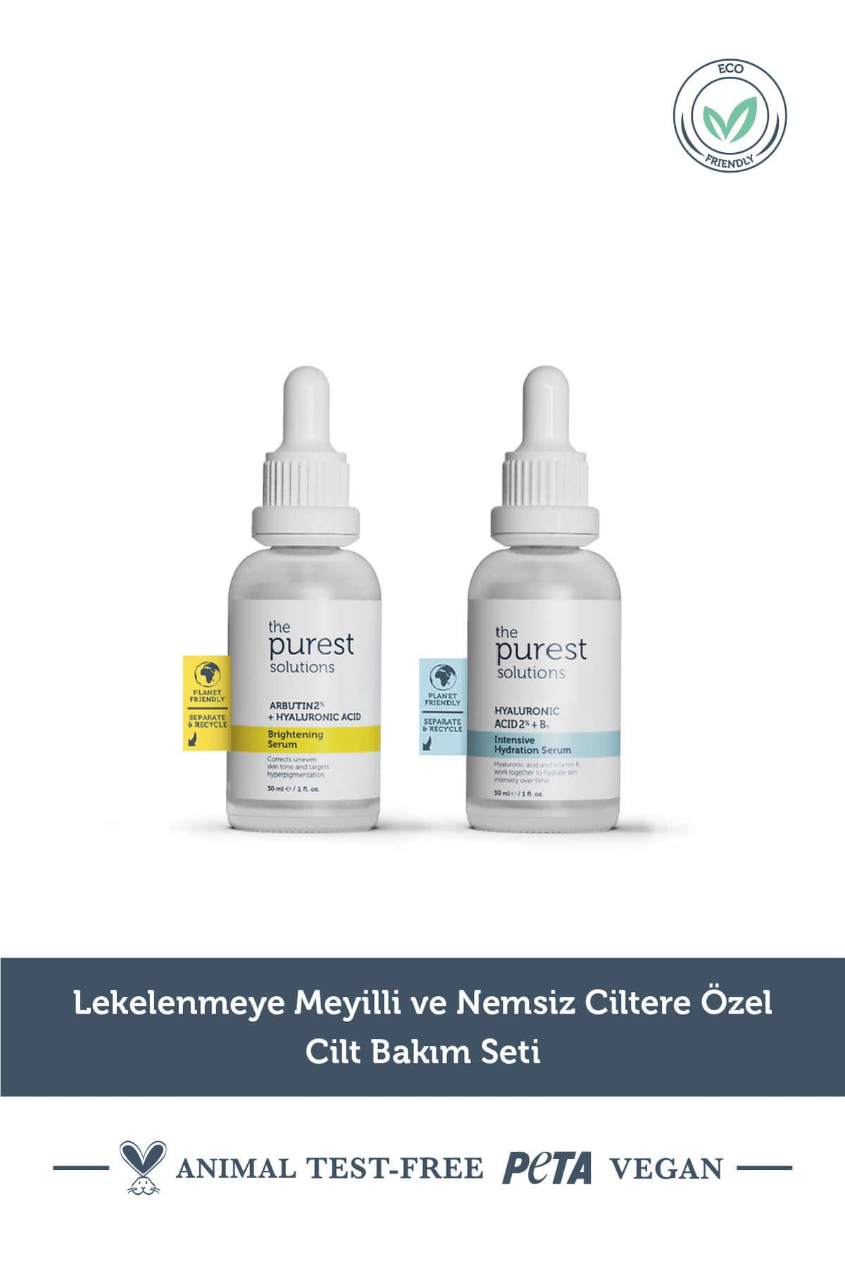 The Purest Solutions Lekelenmeye Meyilli Ve Nemsiz Ciltere Özel Cilt Bakım Seti