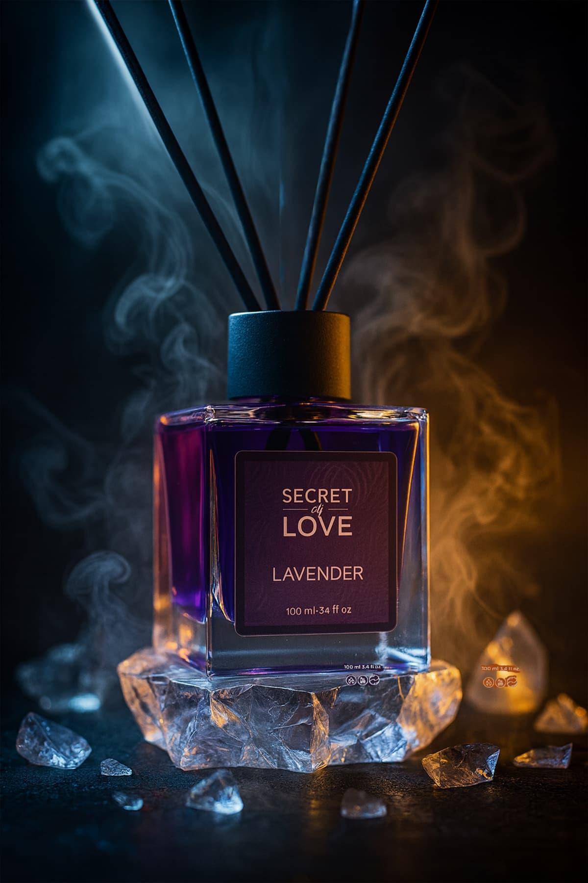 SECRET OF LOVE Lavander Lavanta Oda Kokusu 100 ml - Mor Lavanta Bahçelerinin Taze Esintisi