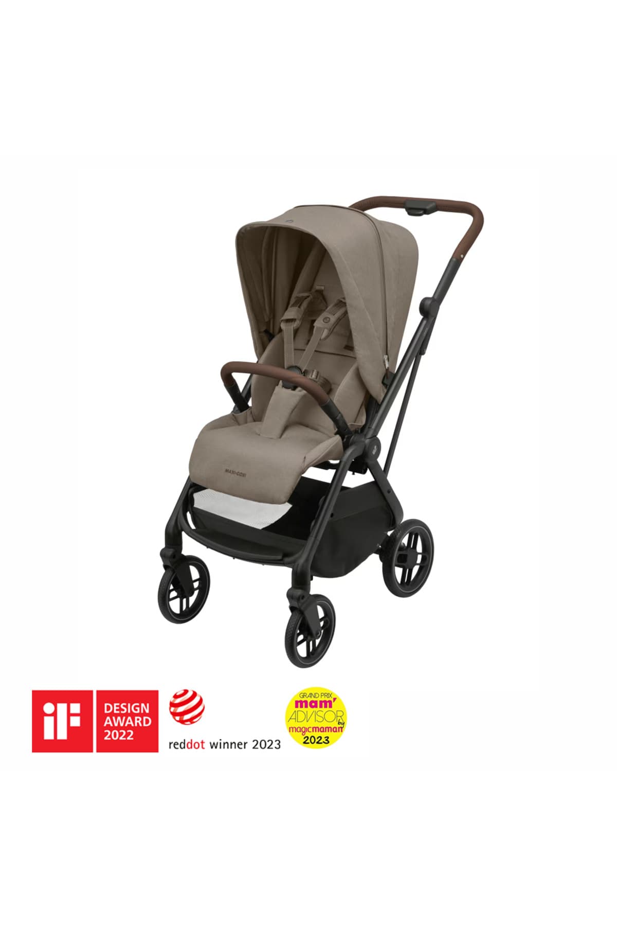 Maxi-Cosi Maxi-cosi Leona2 Çift Yönlü Uzatılabilir Sırt Desteği Tam Yatabilir Bebek Arabası Twillic Truffle