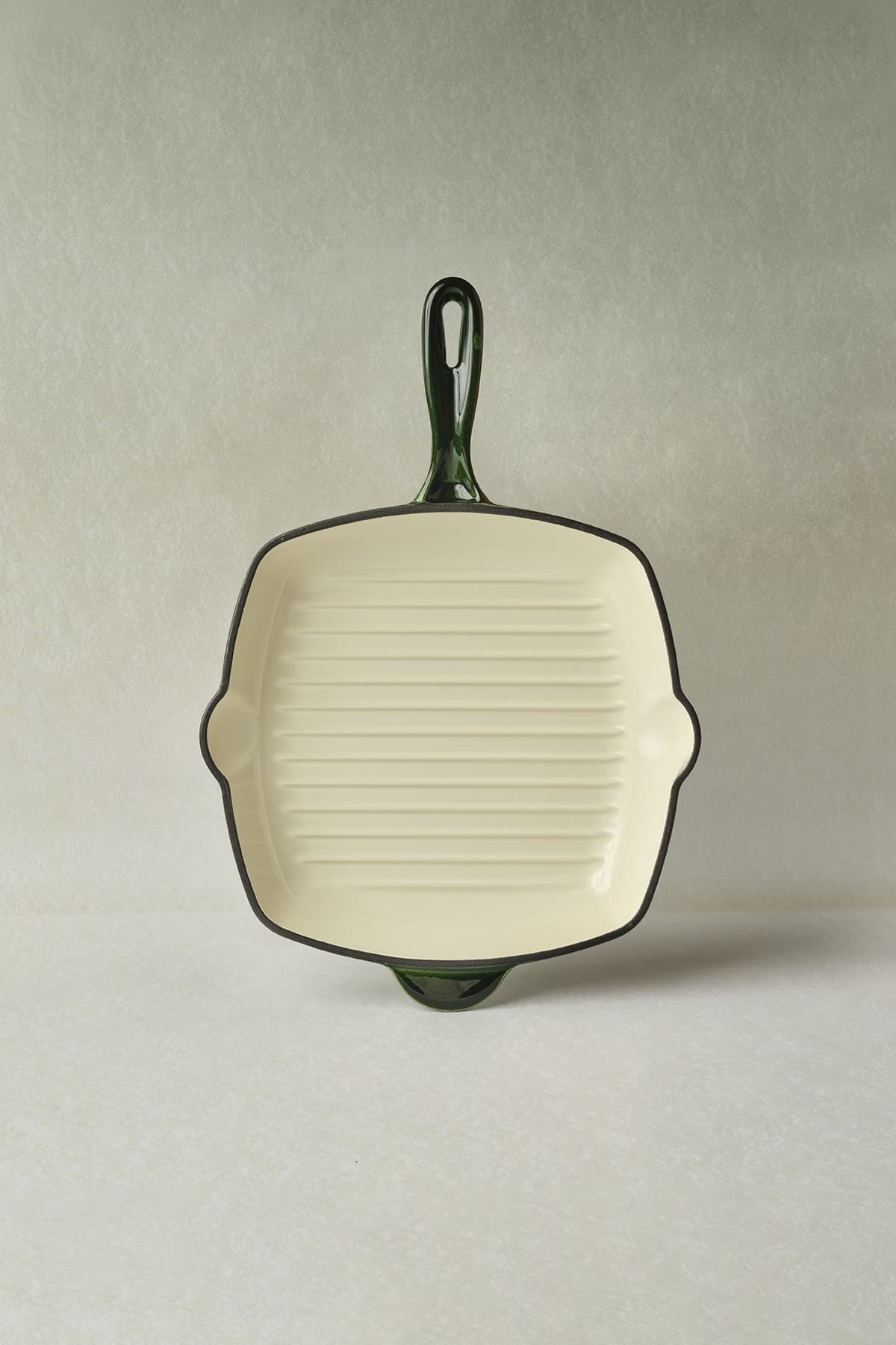 Karaca Heritage Demir Döküm Emayeli Grill Tava Yeşil 26 cm