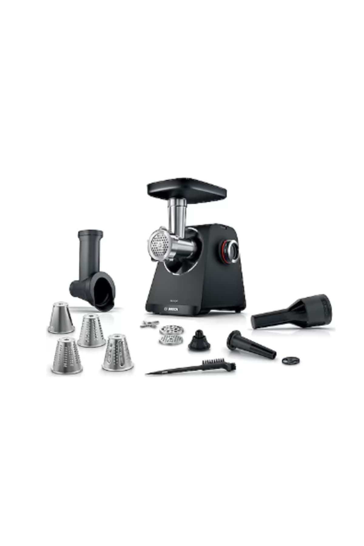 Bosch MFWS440B Serie 4 Gıda Kıyma Makinesi MultiPower Series 4 1900 W Siyah, Siyah