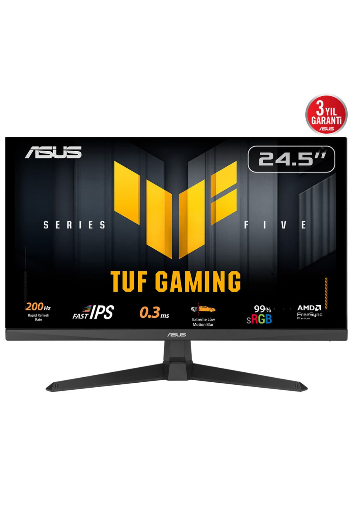 ASUS TUF GAMING VG259Q5A 24.5 inç 200Hz 0.3ms ELMB Sync Fast IPS Gaming (Oyuncu) Monitör