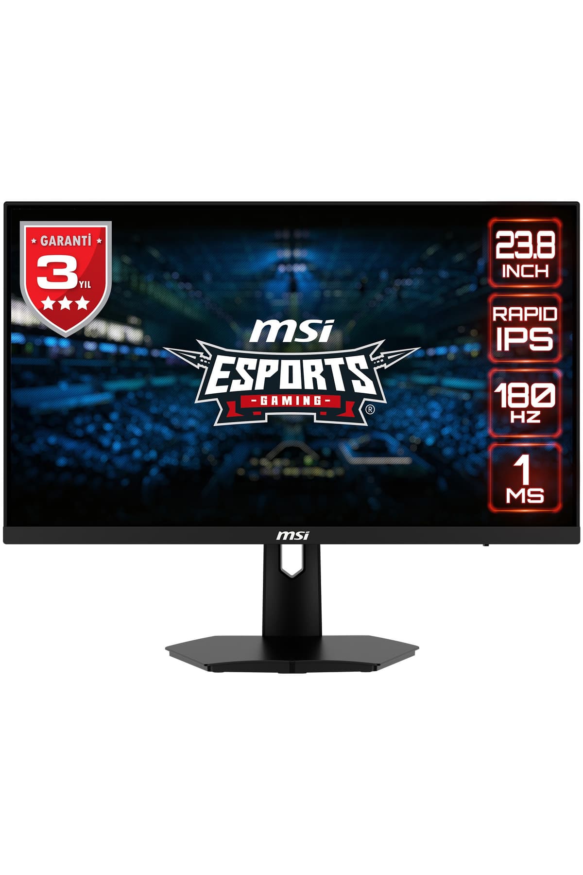 MSI G244F E2 23.8″ 180Hz 1Ms FHD IPS Freesync Premium Gaming (Oyuncu) Monitör