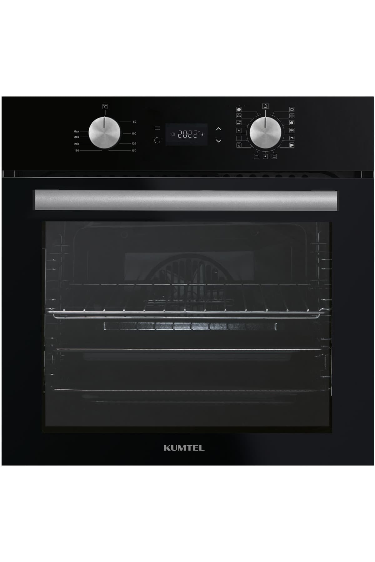 KUMTEL Digital Plus Siyah Ankastre Fırın 15 Prog. B66-SF3(DDT)