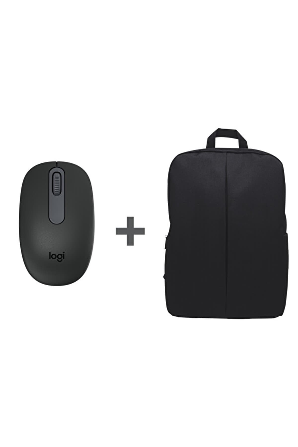 logitech M196 Graphit Mouse ve Nero Notebook Sırt Çantası