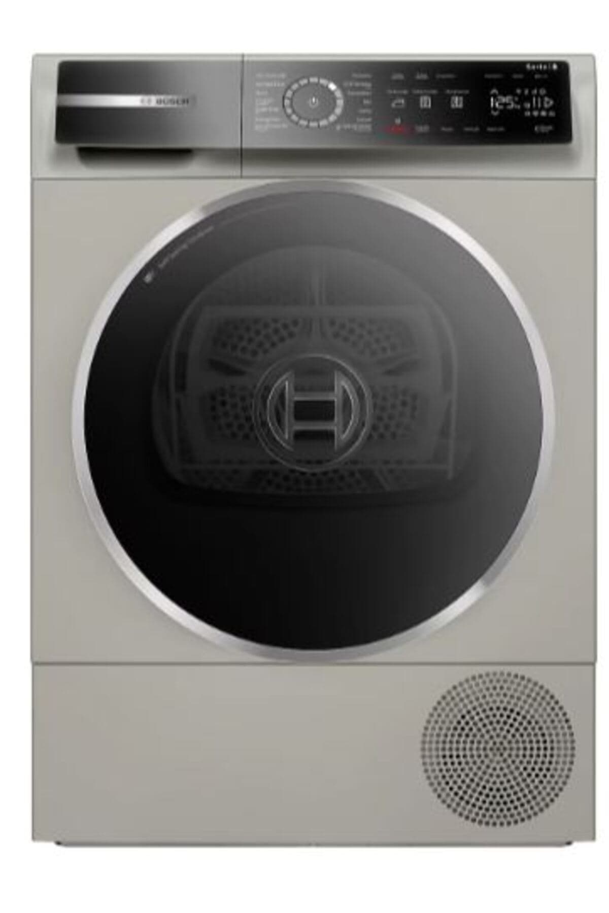 Bosch Serie 8 Isı Pompalı Kurutma Makinesi 9 kg Gümüş