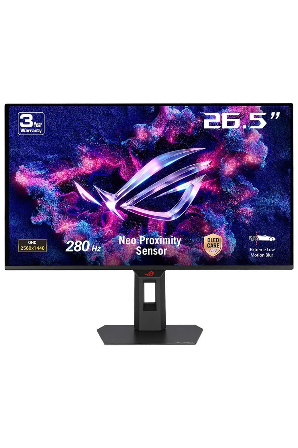 ASUS ROG Strix OLED XG27ACDMS 26.5inç 280Hz 0.03ms 2K QHD Adaptive Sync QD-OLED Pivot Gaming Monitör