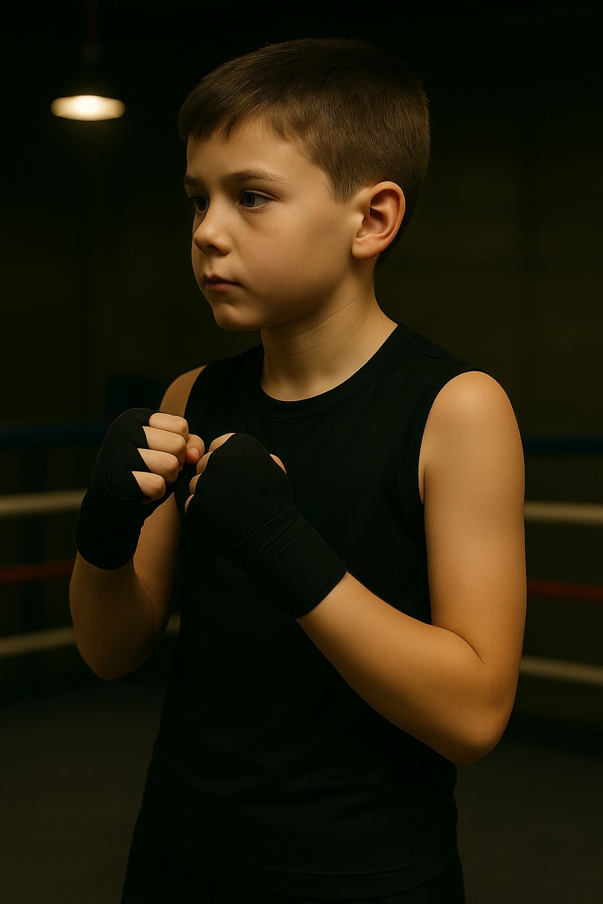 GAZELMANYA 2,5 Metre Çocuk Boks Bandajı Boks Kickbox Muay Thai Sanda El Bandajı 2,5 Metre Çift Sargı Bandaj