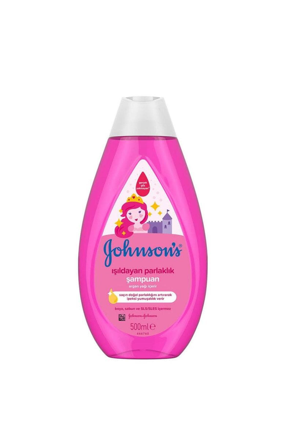 Johnson's Baby Baby İşildayan Parlaklik Argan Yaği Özlü Bebek Şampuani 500 ml