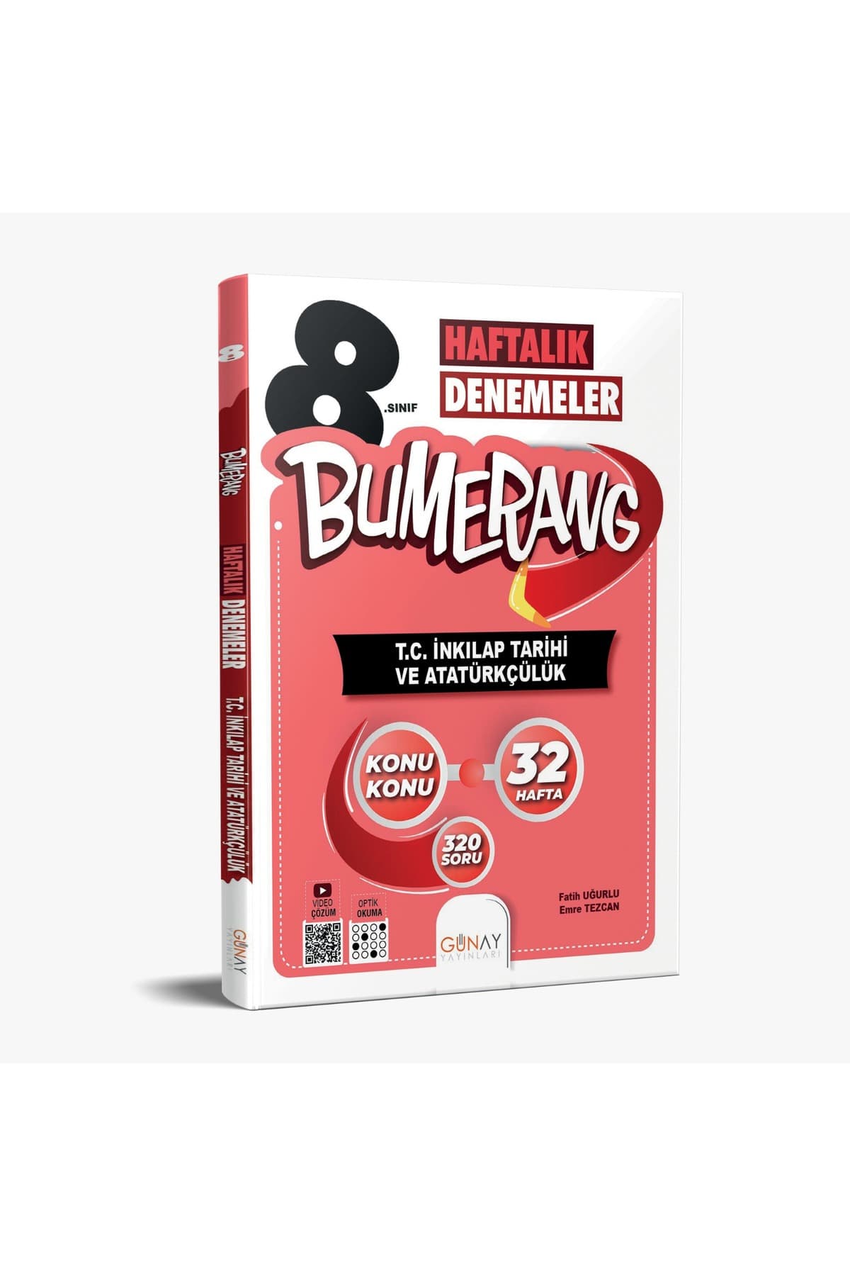 Günay Yayınları GÜNAY YAYINCILIK 8.SINIF BUMERANG T.C İNKILAP TARİHİ VE ATATÜRKÇÜLÜK 32 HAFTALIKDENEMEGÜNCELMÜFREDAT
