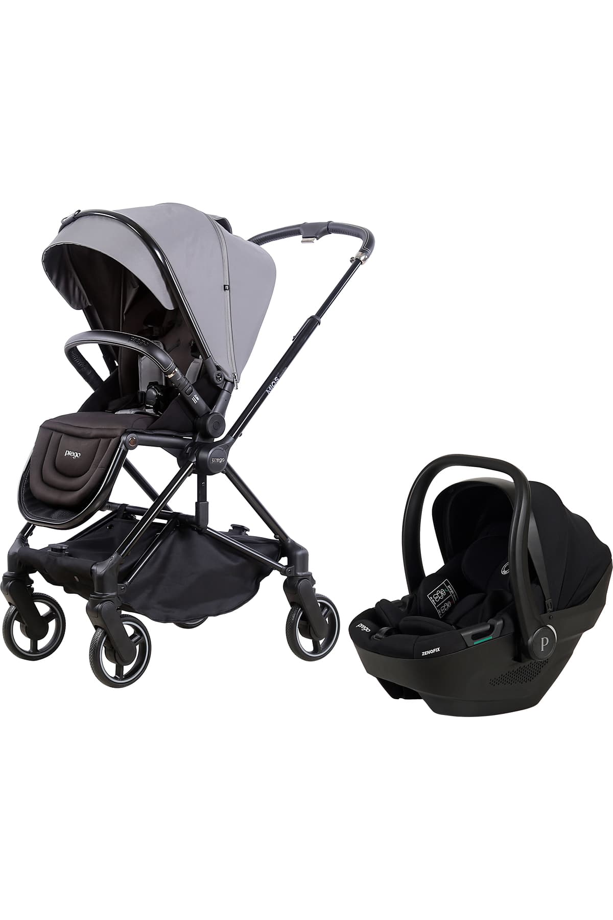 Prego Mios Premium İ-Size Koldan Çift Yönlü Travel Bebek Arabası