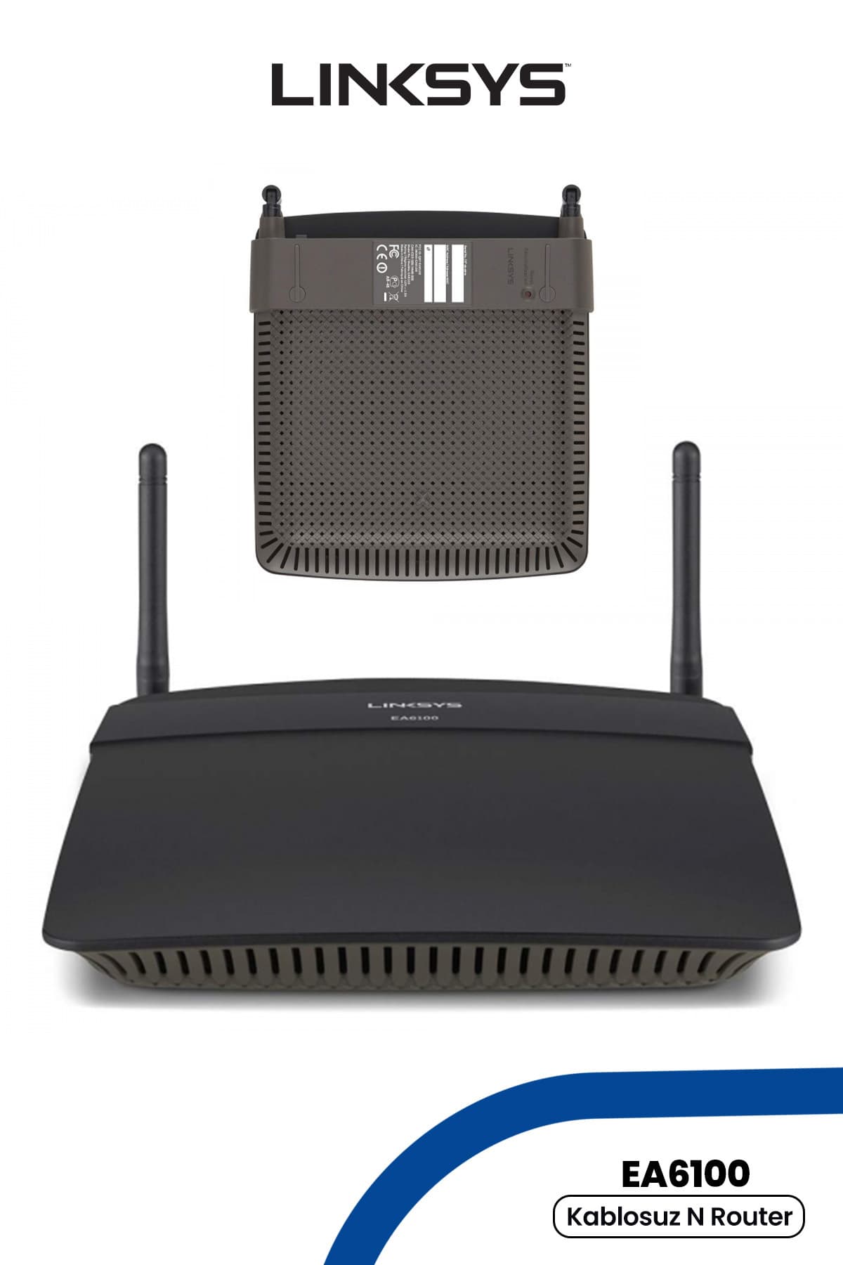 Linksys EA6100 AC1200 Dual Band 4 Port 300Mbps Gigabit Wi-Fi Router