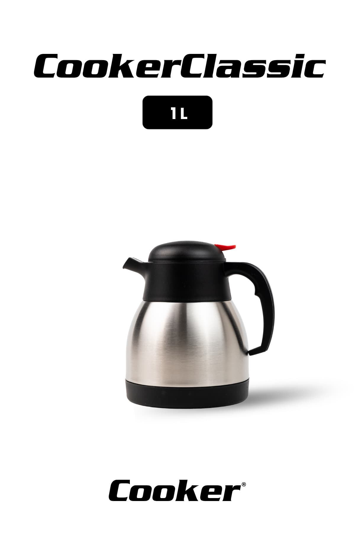 Cooker Classic 1 Litre Paslanmaz Çelik Termos CKR2035