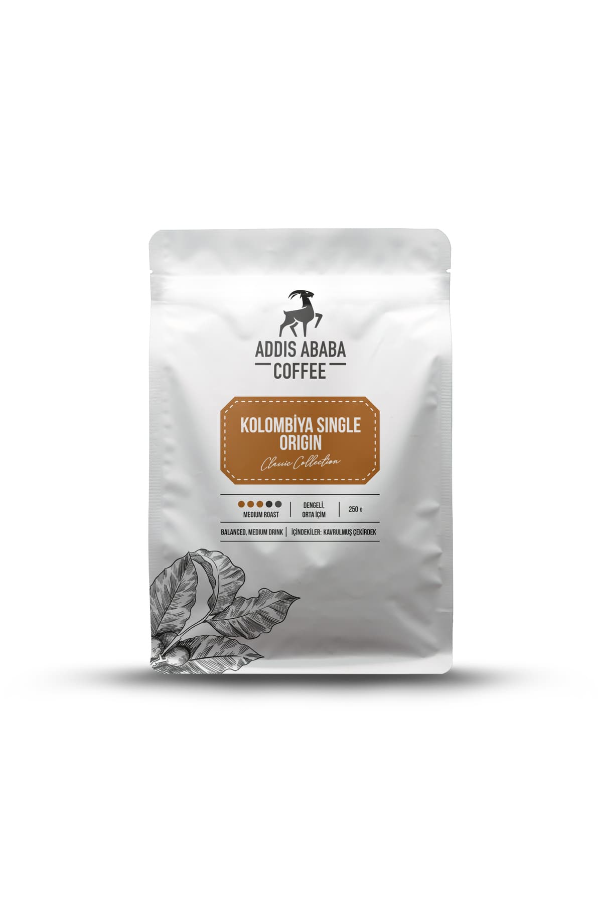 Addis Ababa Coffee Kolombiya Single Origin 250 gram