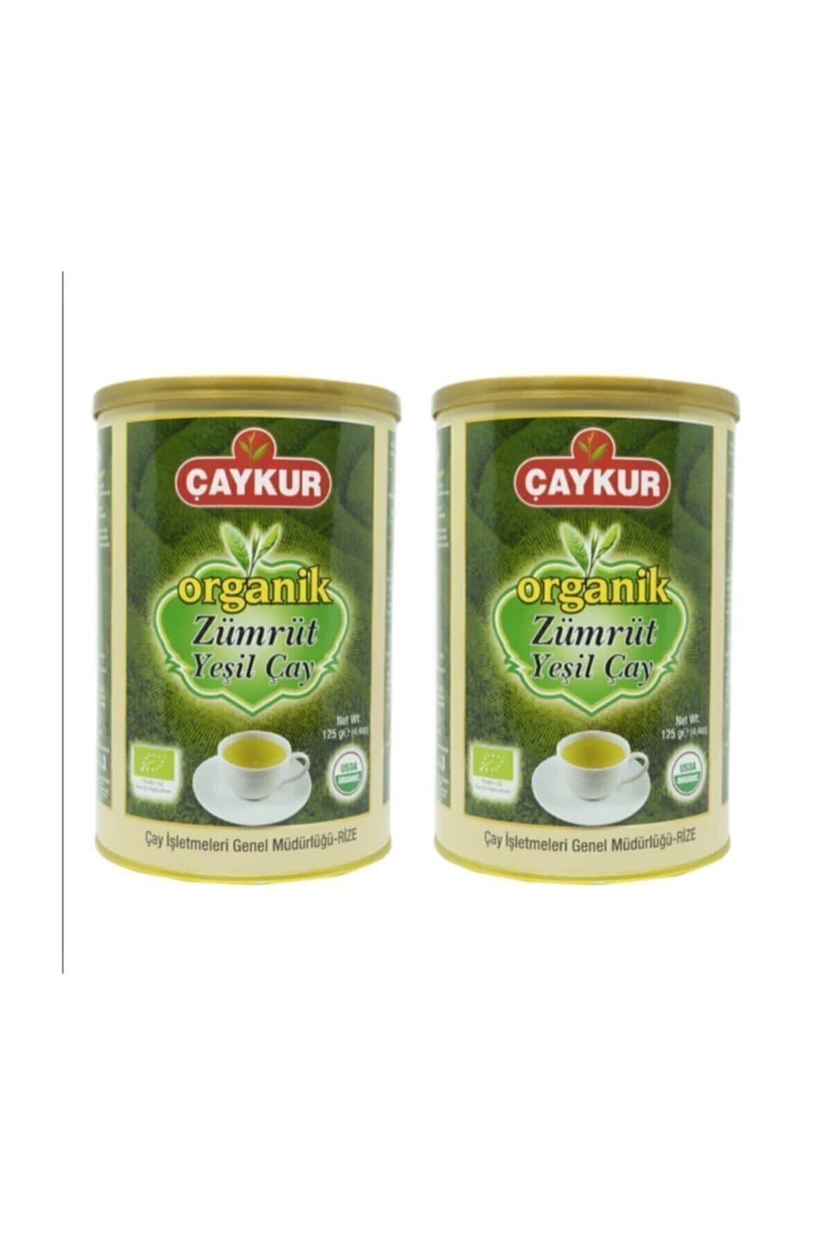 Çaykur ORGANİK ZÜMRÜT YEŞİL ÇAY 125GR 2 ADET