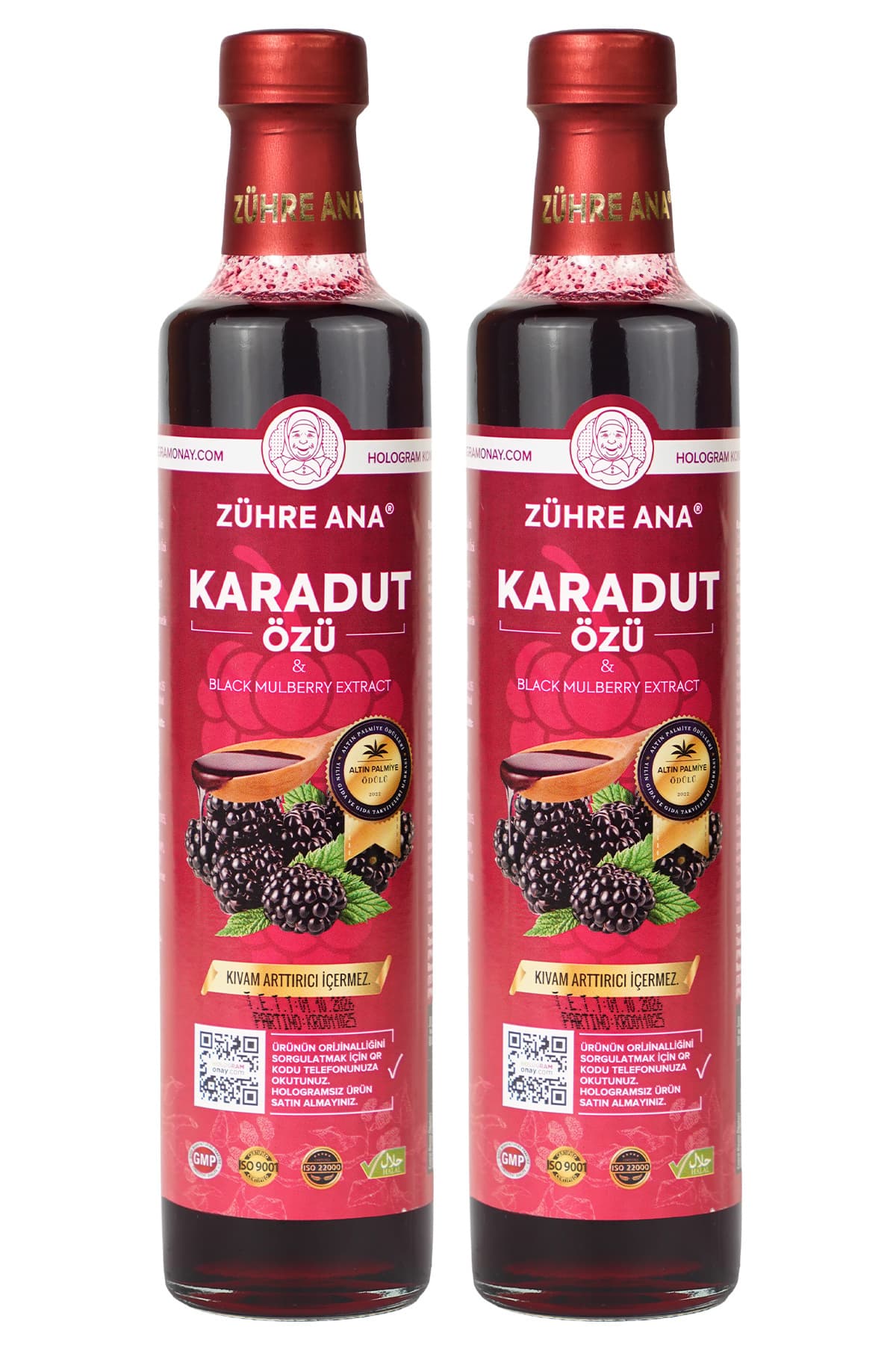 Zühre Ana Karadut Özü 2 Adet 670 gr