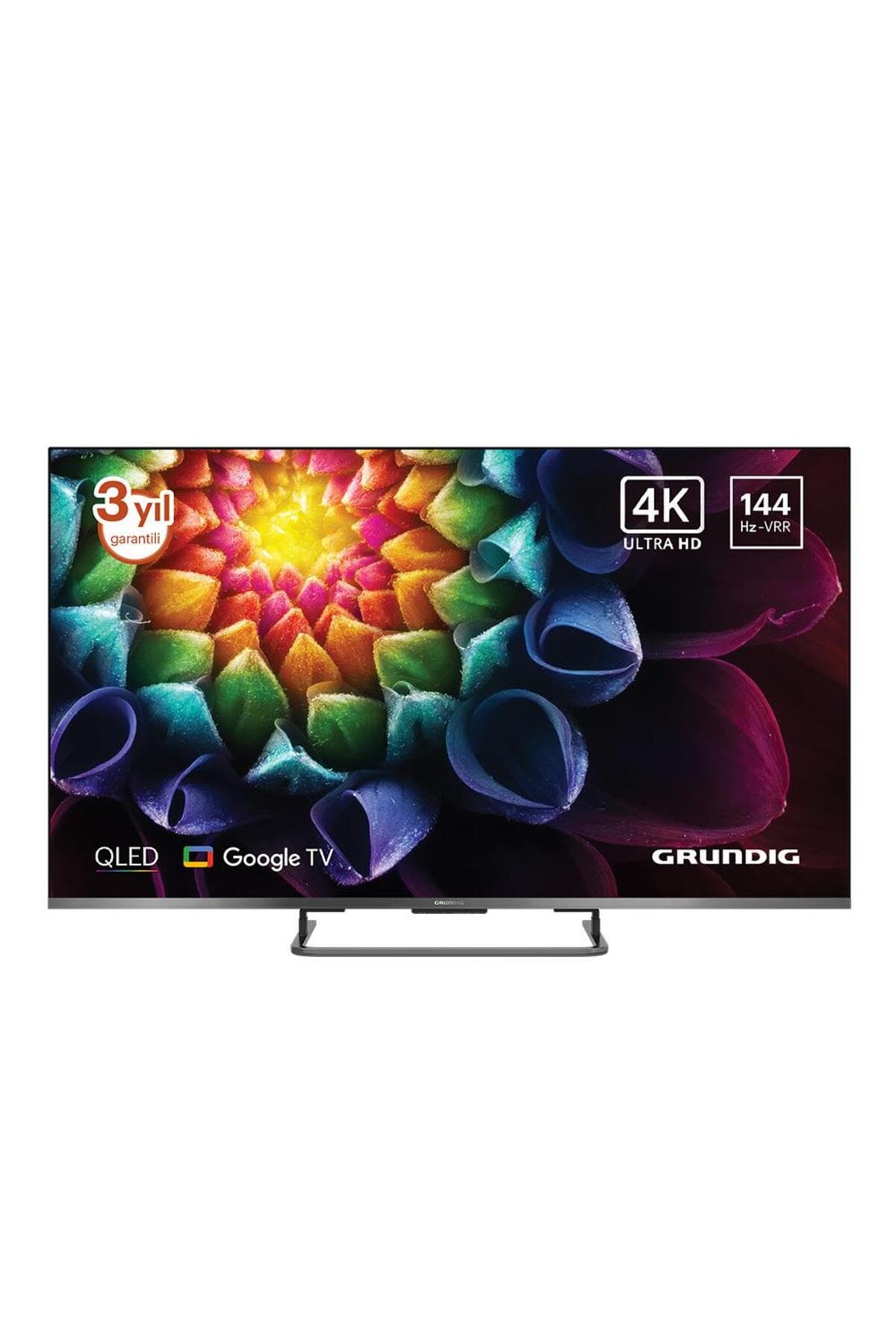 Grundig 65GQ850A 65inc 164 cm 4K UHD Google Smart QLED TV,Uydu Alıcılı