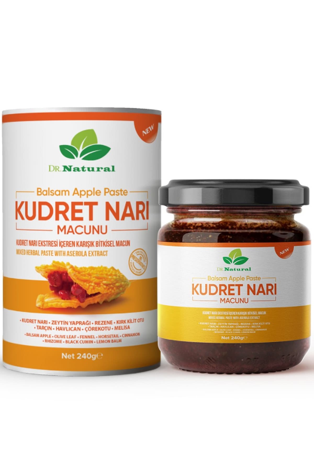 Drnatural Kudret Narı Macunu Bal Keçiboynuzu Bitki Karışımlı Bitter Melon Macun 240 Gr