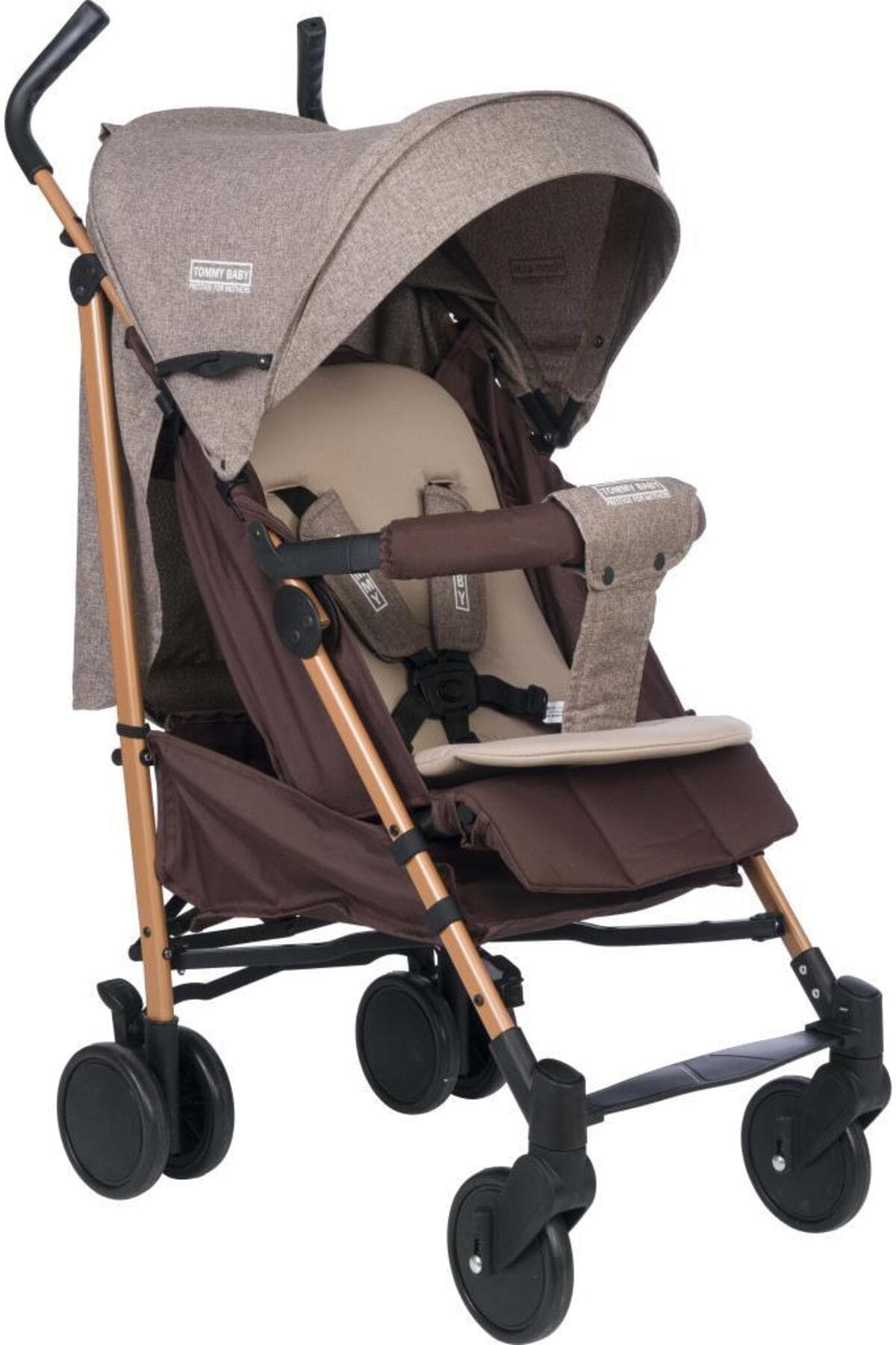 Tommybaby Luppo Gold Tam Yatar Baston Bebek Arabası Puset