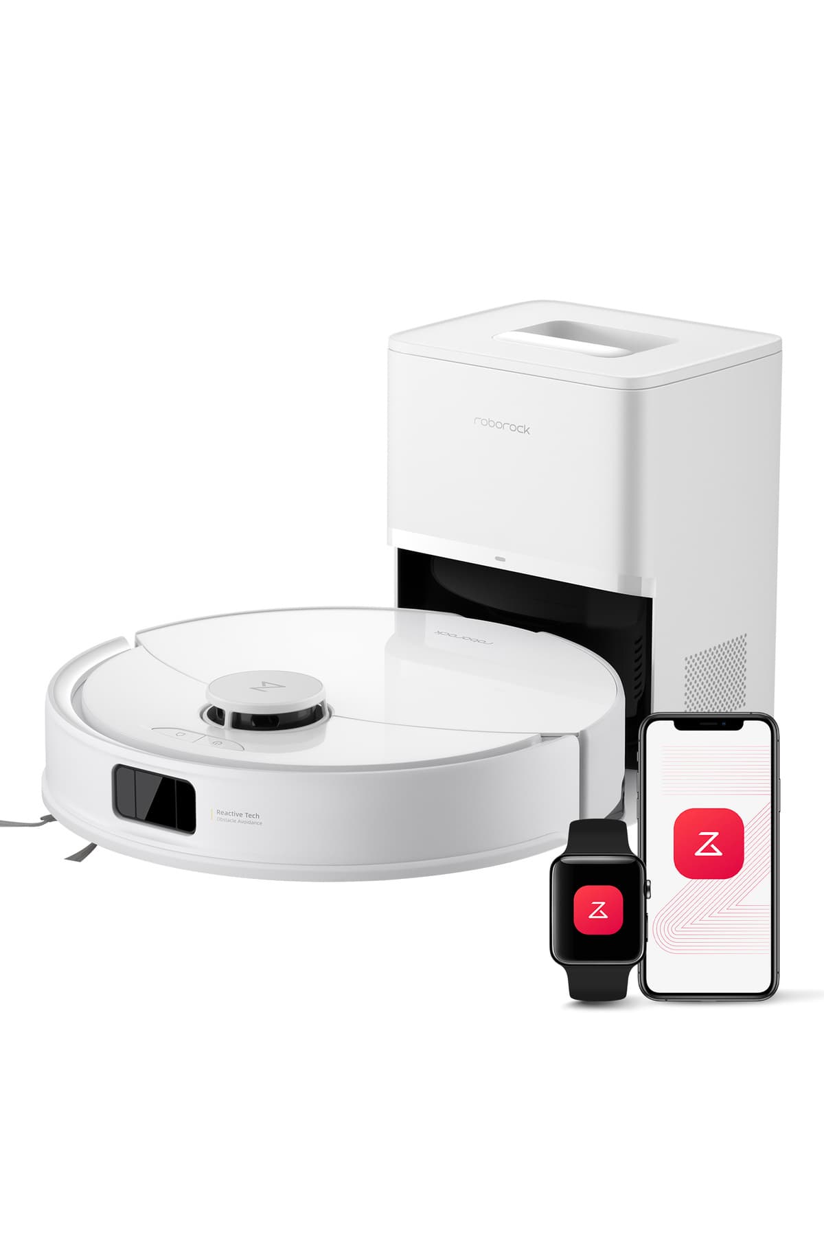 Roborock Q8 Max Pro Plus Akıllı Robot Süpürge Beyaz