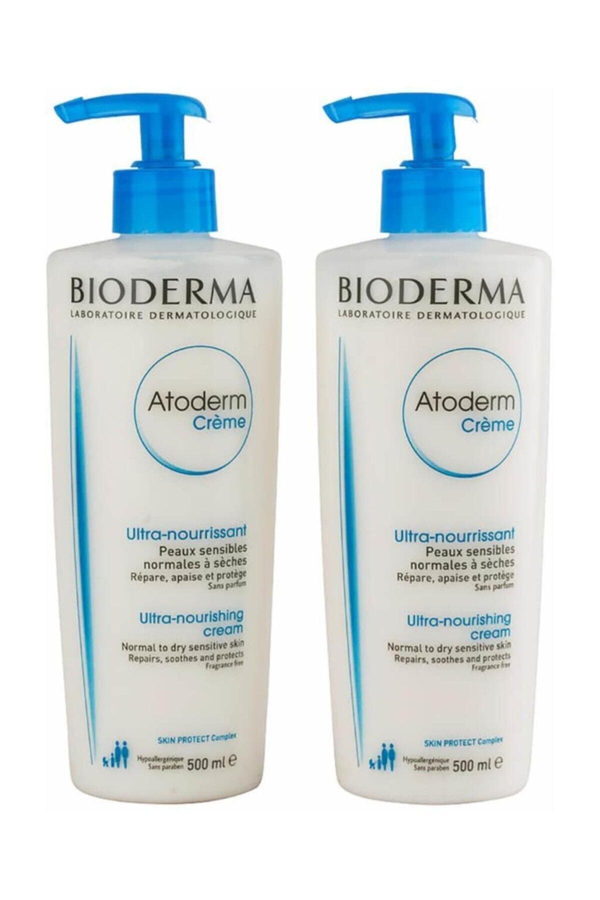 Bioderma Atoderm Çok Kuru Ciltler Için Nemlendirici Krem 500 ml 2 Adet