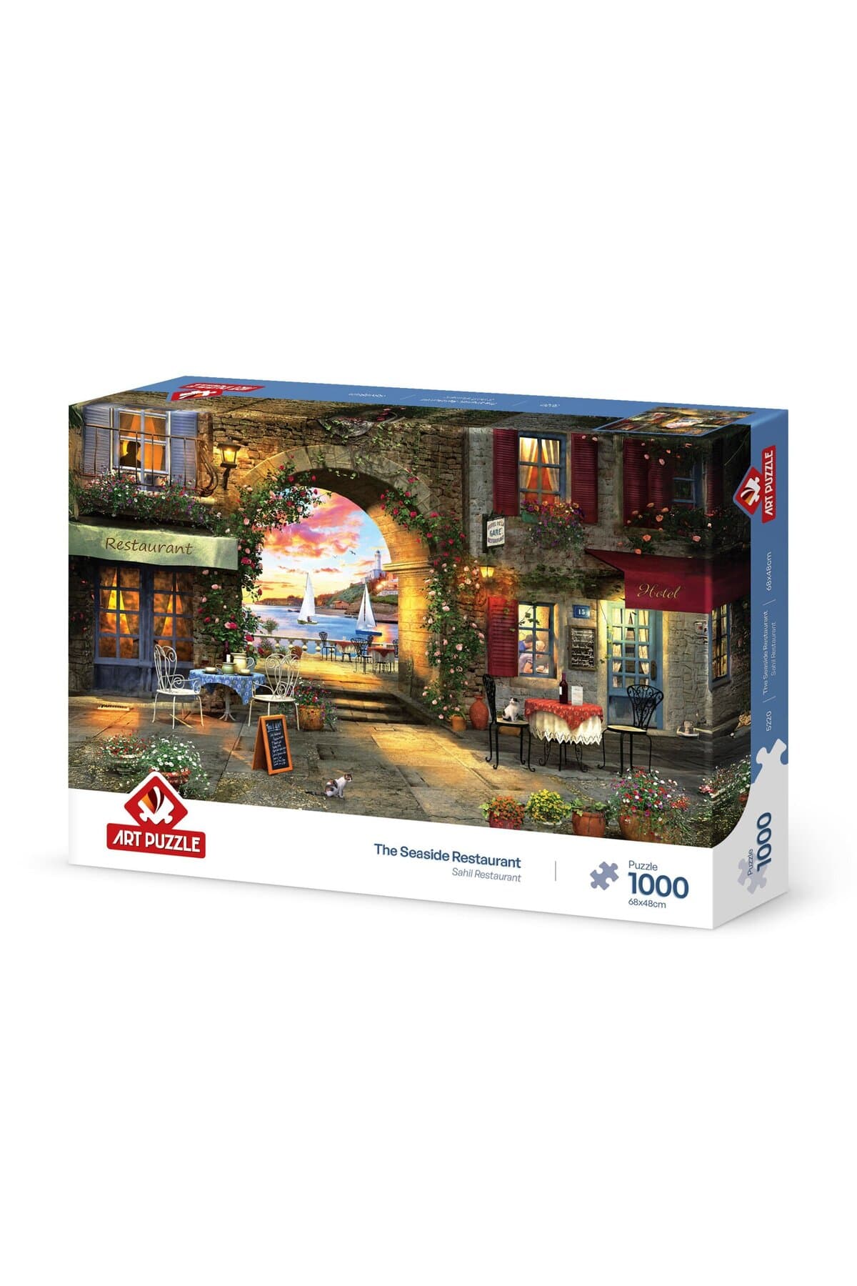 Art Puzzle Sahil Restaurant 1000 Parça Puzzle