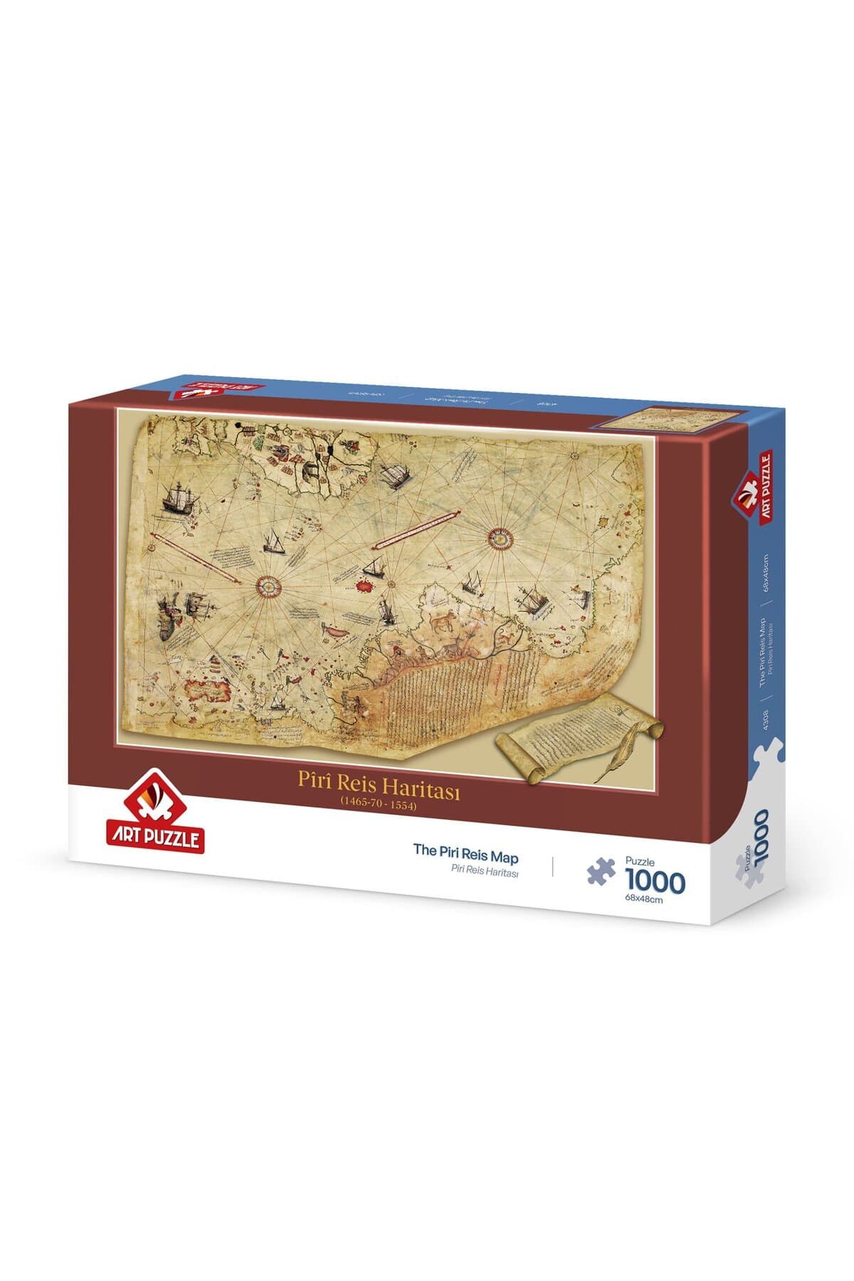 Art Puzzle Piri Reis Haritası 1000 Parça Puzzle