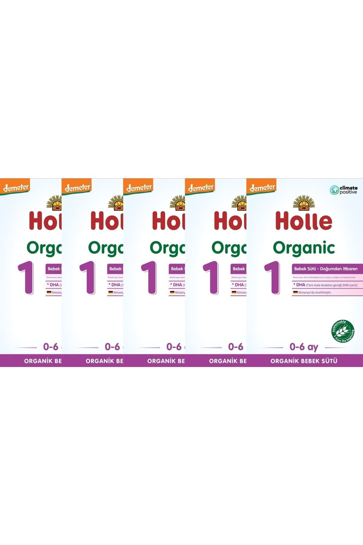 Holle Organik 1 Bebek Sütü 400 Gr * Koli Içi Adet 5