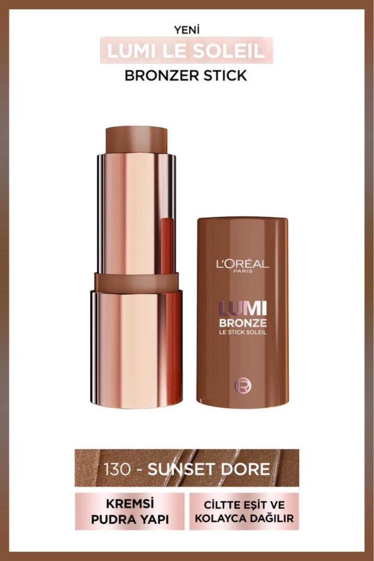 L'Oreal Paris Lumi Bronzlaştırıcı Stick - 130 Sunset Dore