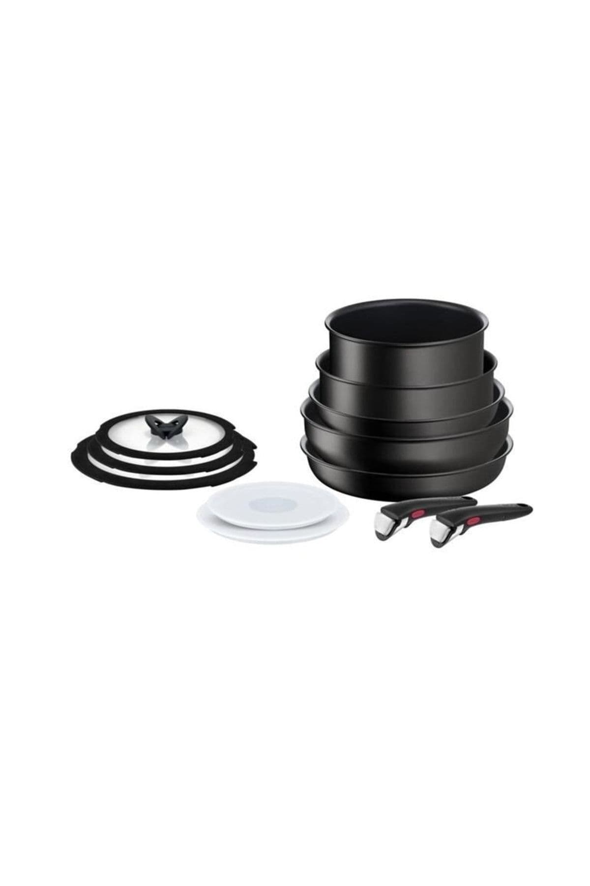 TEFAL L76390 Ingenio Titanyum 6X Excellence Büyük Tava ve Tencere Seti 12 Parça