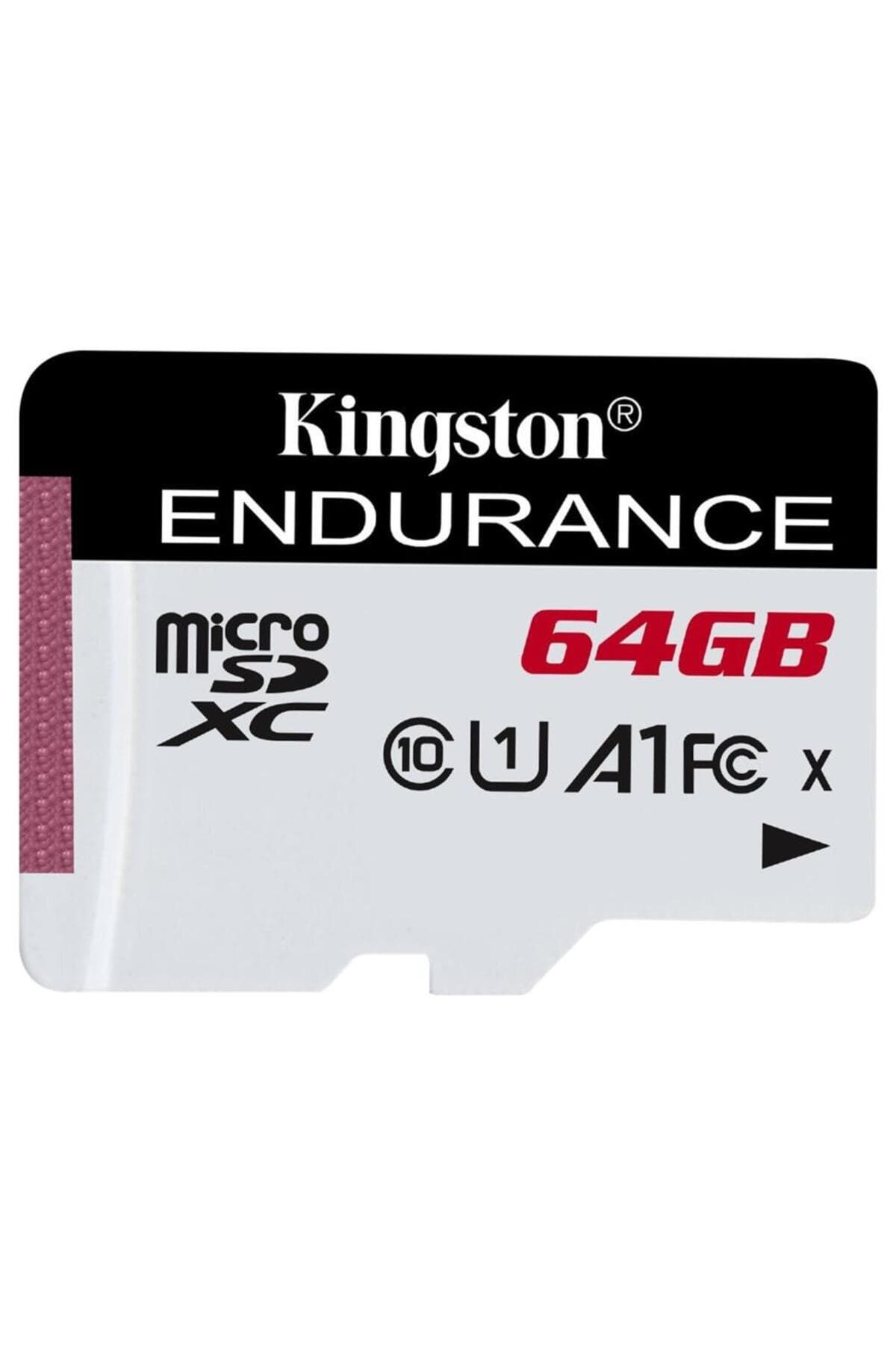 Kingston SDCE-64GB 64GB microSDXC Endurance 95R-30W C10 A1 UHS-I Card Only Hafıza Kartı