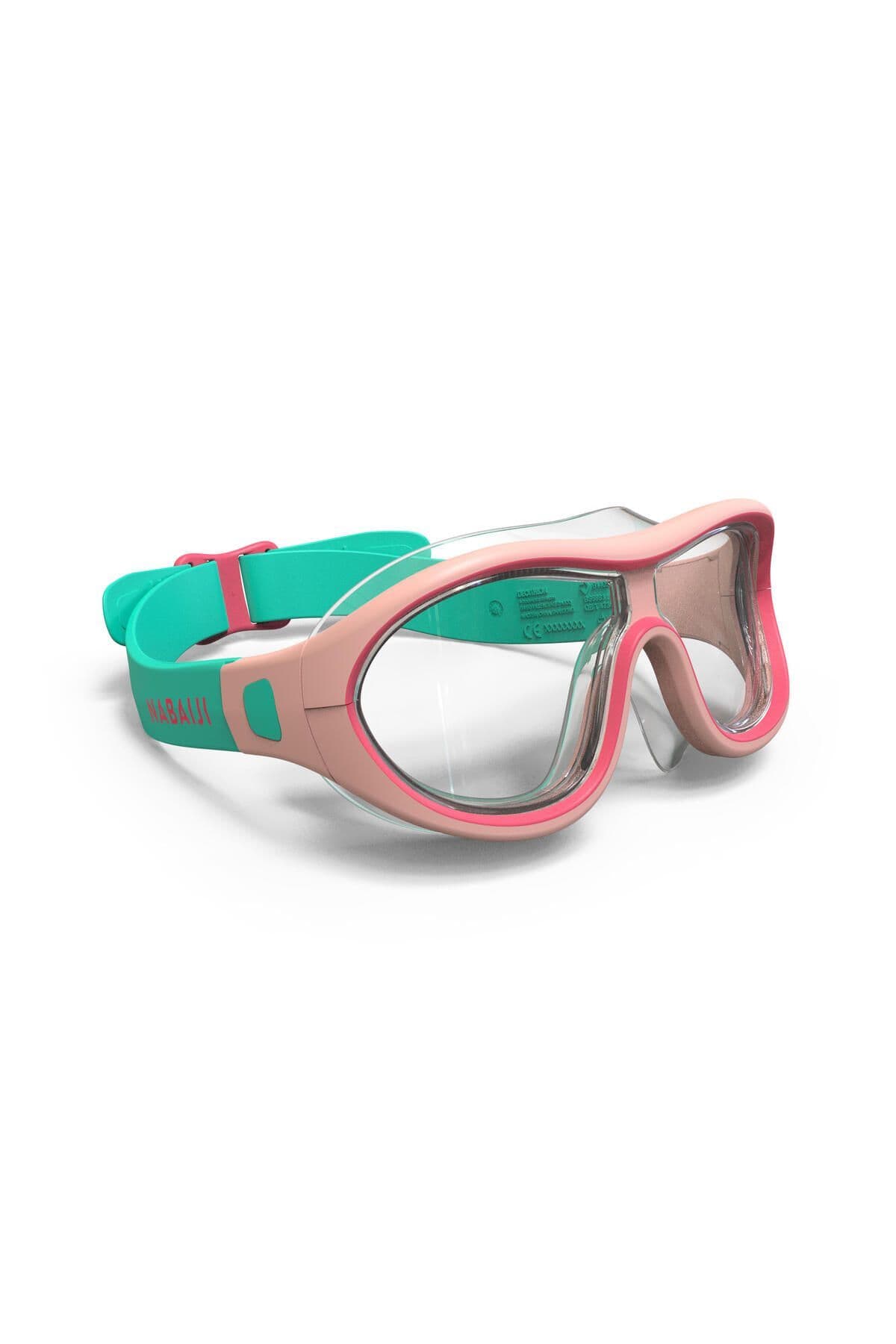 Decathlon Yüzücü Maskesi - S boy - Pembe - Şeffaf Camlar - 100 Swimdow V2
