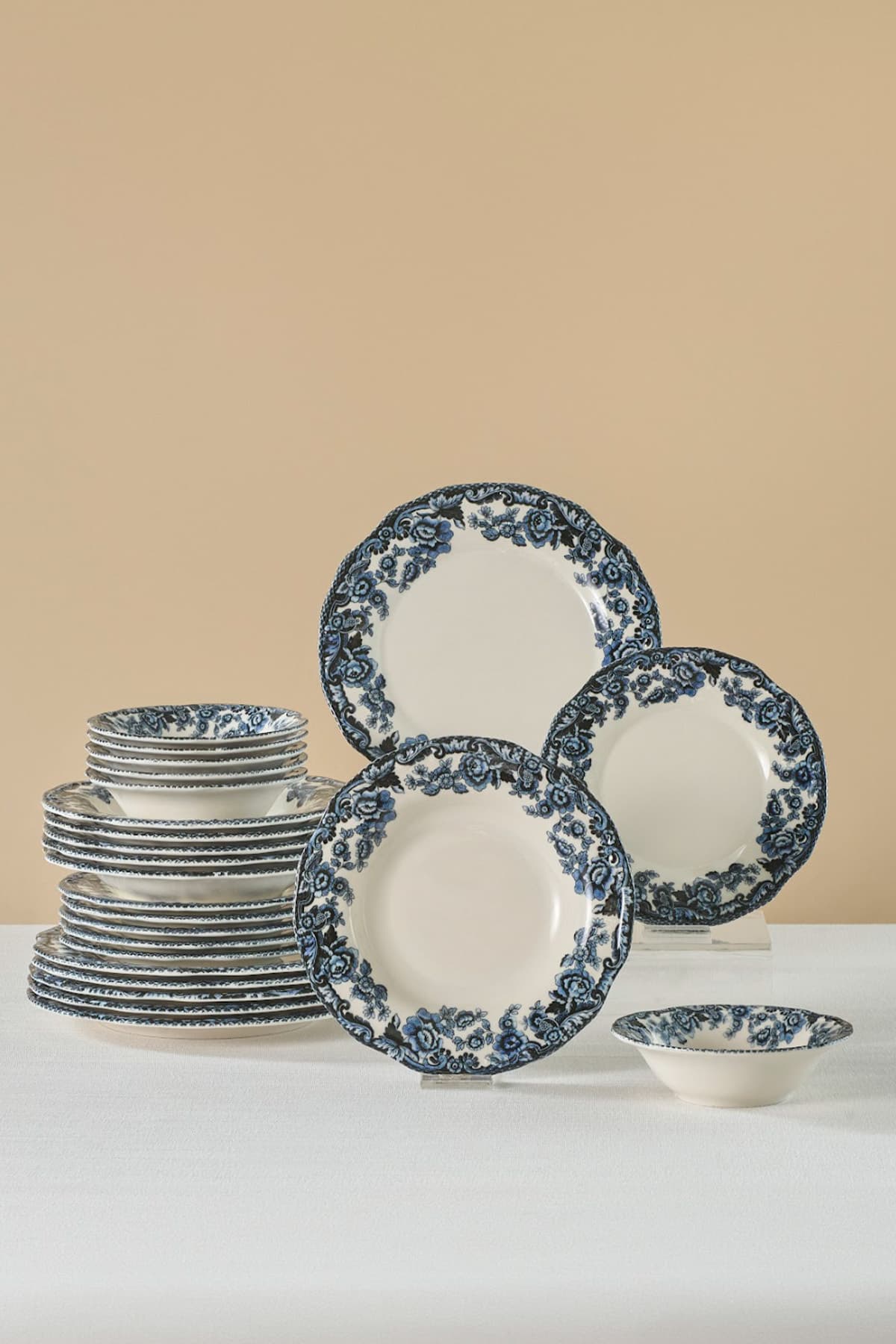 Emsan Melora Stoneware 24 Parça 6 Kişilik Yemek Takımı
