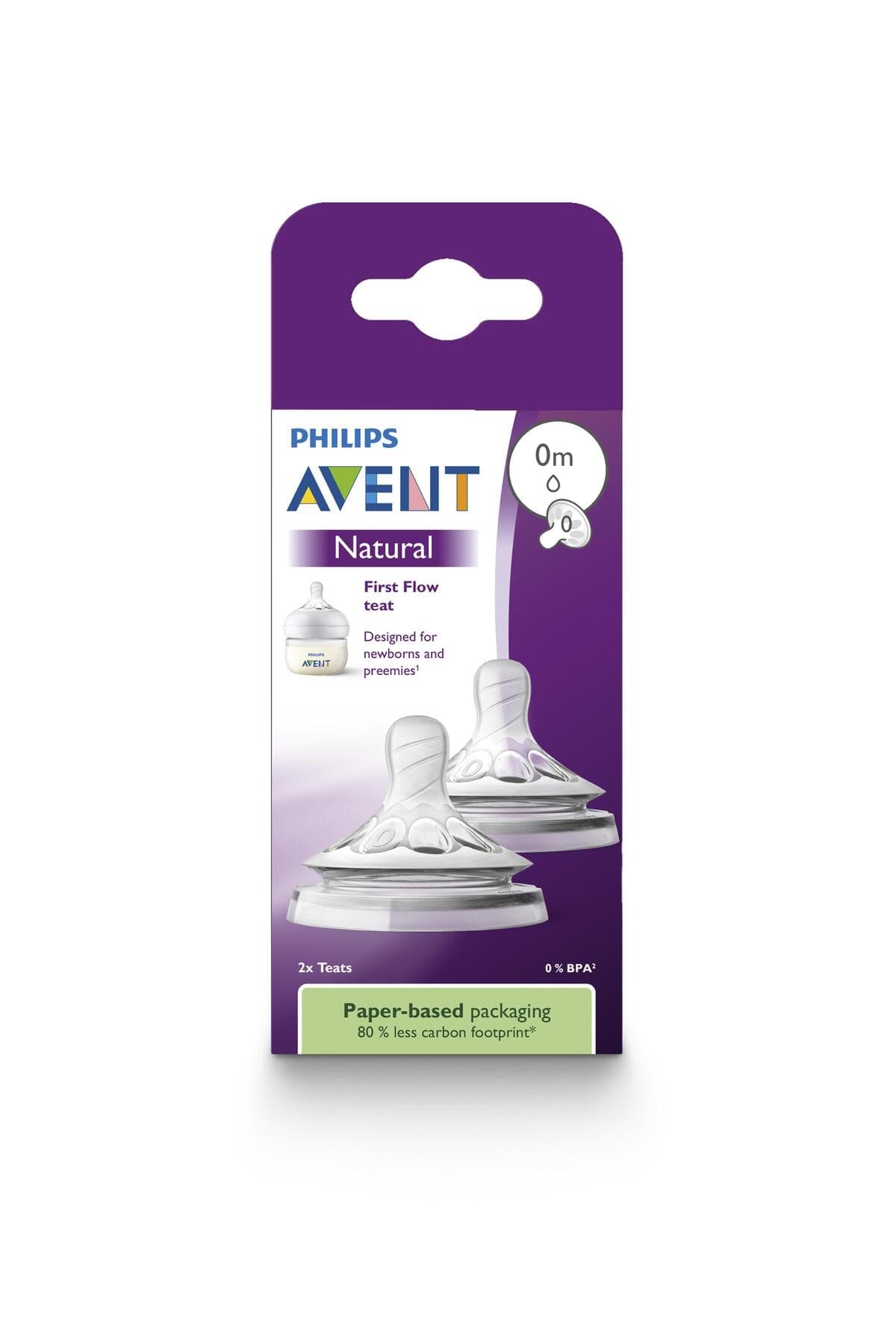 Philips Avent Free Flow 2'li Biberon Emziği , Prematüre Bebekler için , SCF657/27