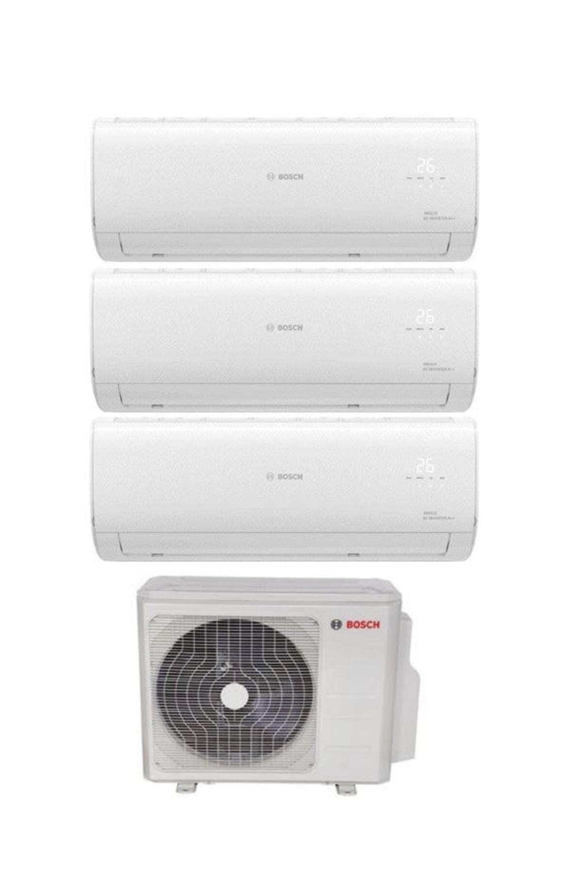 Bosch Multi Split İnverter Klima 36000 Btu 1 Dış + 3 İç Ünite 9000 + 12000 + 18000 Btu