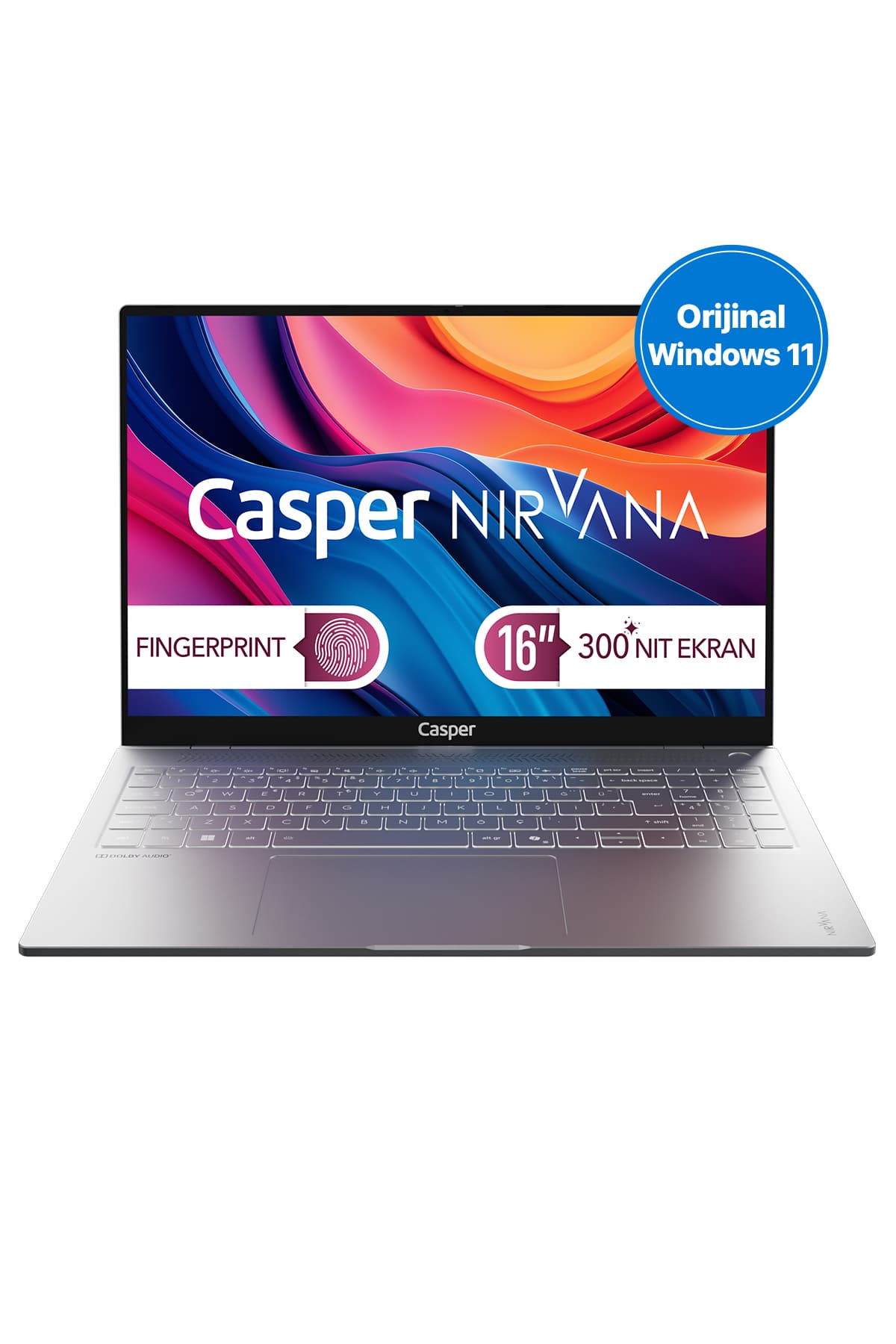 CASPER Nirvana S100 300NIT i7-13620H 32GB DDR5 1TB SSD 16" W11H Laptop S100.1362-DF00A-G-F