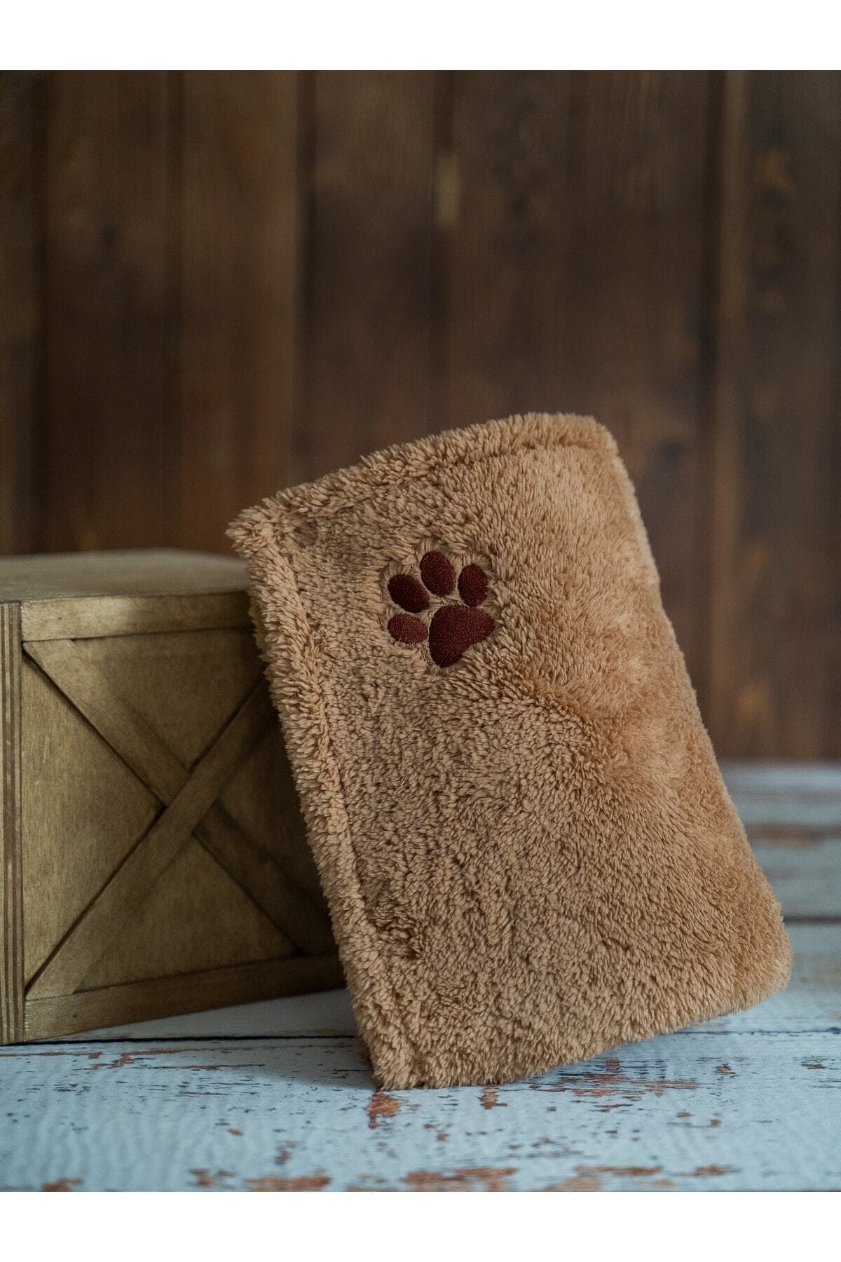 DensHaus Kedi Köpek Battaniyesi Wellsoft Kumaş Pati Desenli