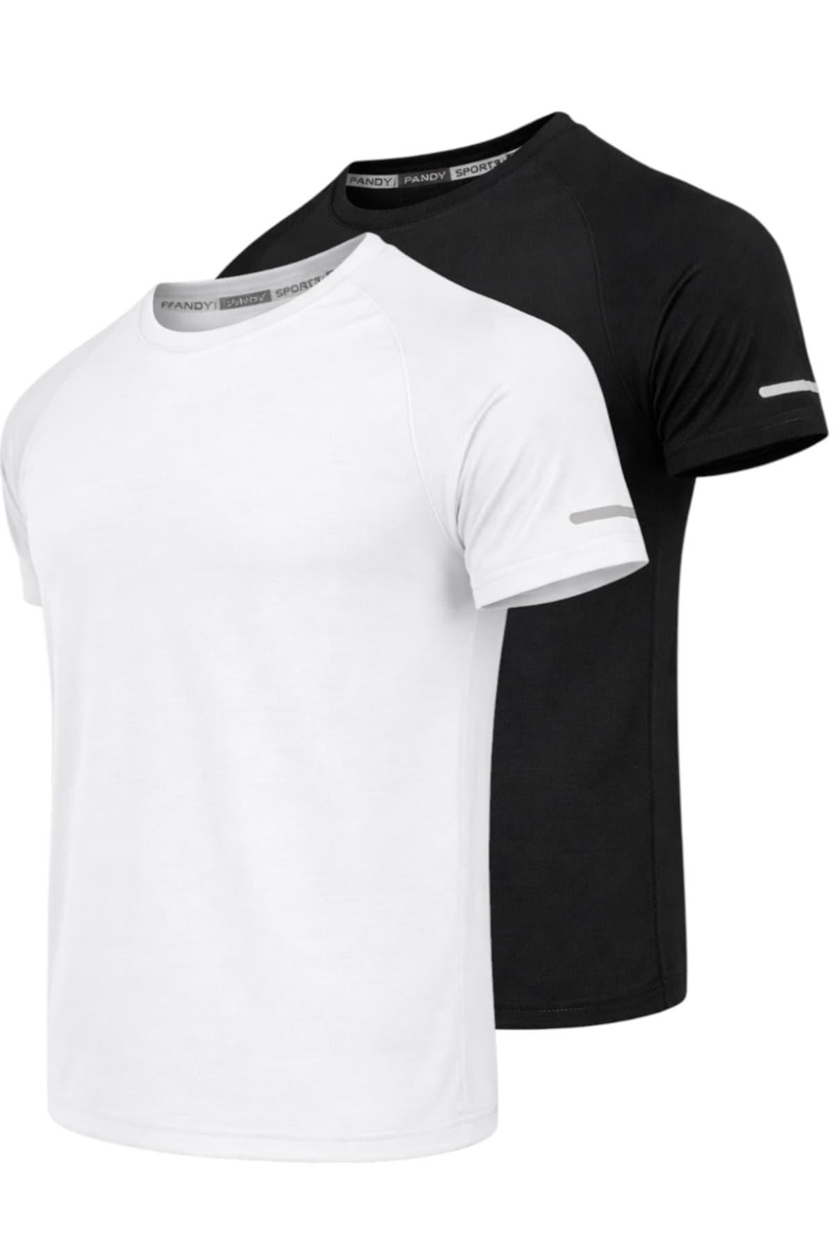 pandy 2'li Hızlı Kuruma Özellikli Atletik Teknik Spor T-shirt