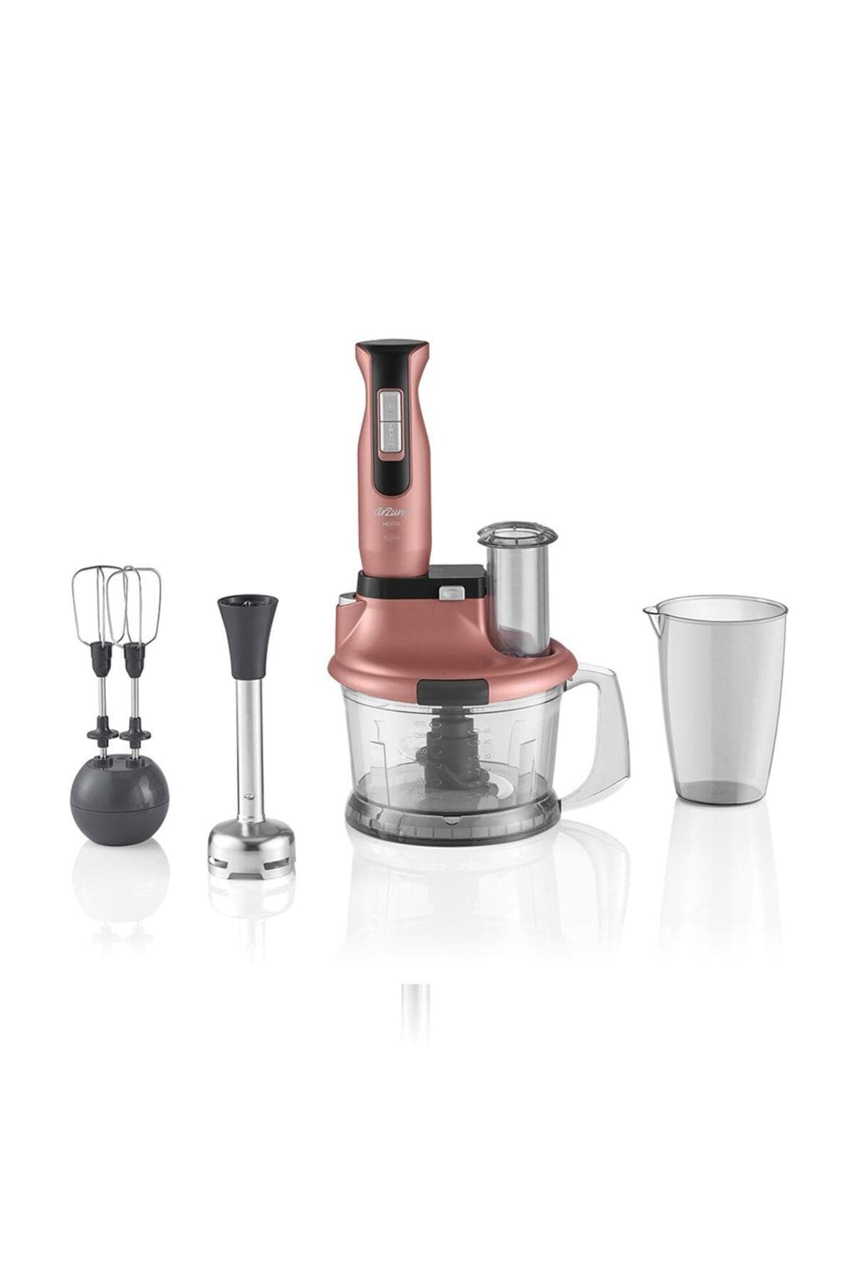 Arzum 4' Lü Bıçak 1500w Motor Gücü Buz Kırma & Doğrayıcı Blender Set & Mutfak Robotu 3 Yıl Garantili