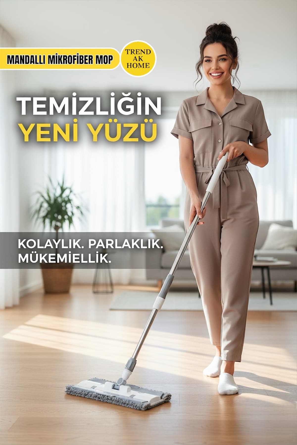 Genel Markalar Mikrofiber Mandallı Mop –Mandallı Bez Tutucu, ( sapsız gönderilecektir ) 11102