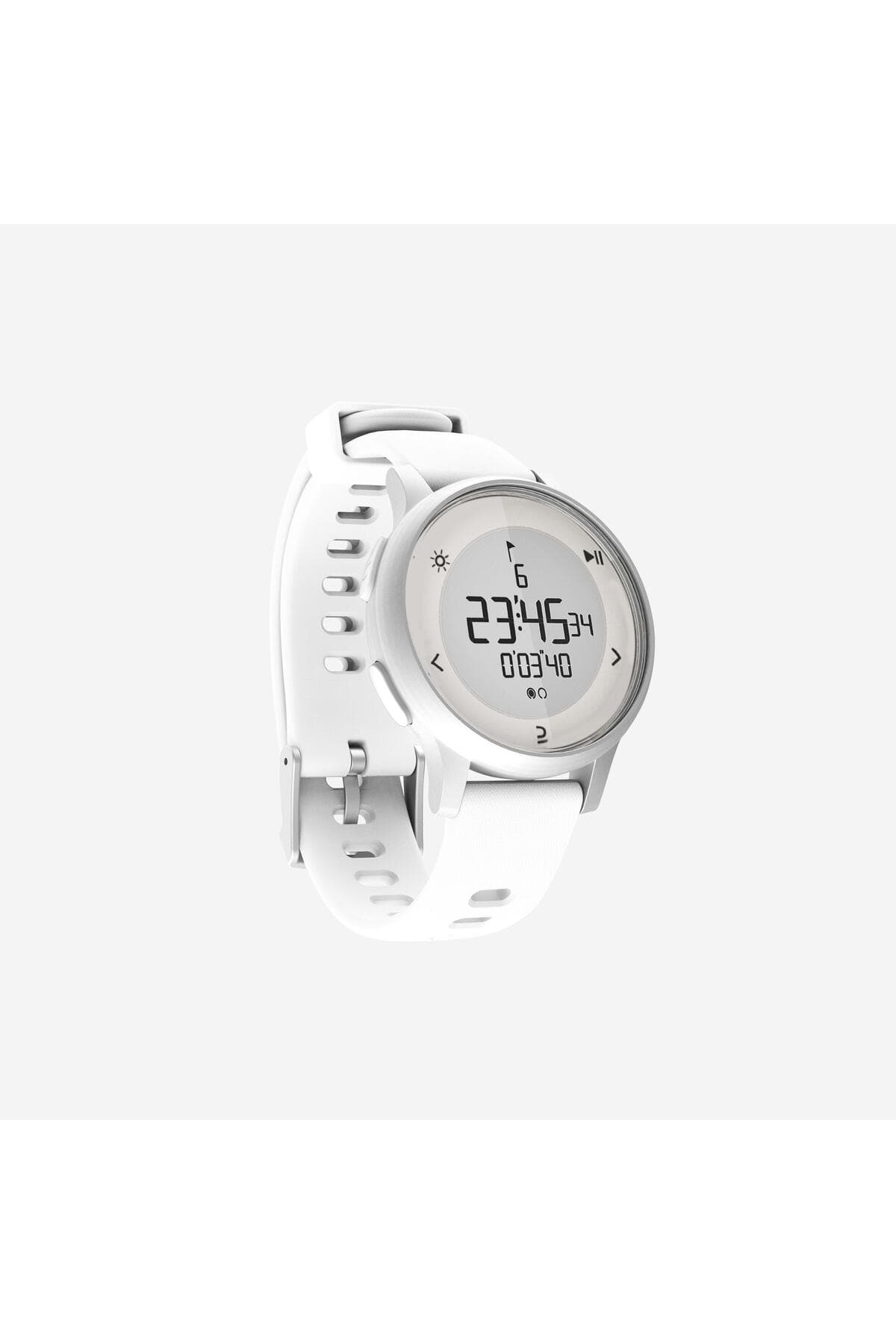 Decathlon Kronometreli Koşu Saati - Beyaz - W500S