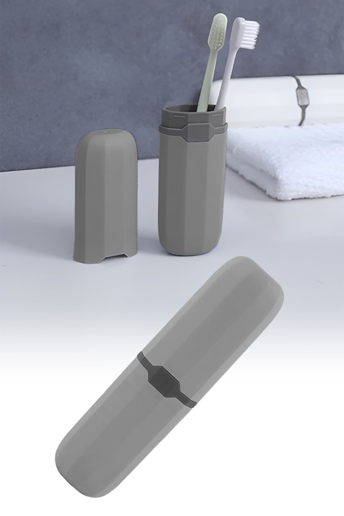 omilife Çok Amaçlı Seyahat Saklama Kabı Diş Fırçası Makyaj Fırçası Kalem Takı Organizeri