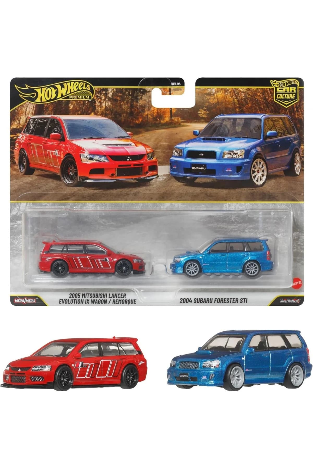 HOT WHEELS ®2'li Premium Car Culture paketi, yetişkin koleksiyonculara uygun oyuncak arabalar JHW46