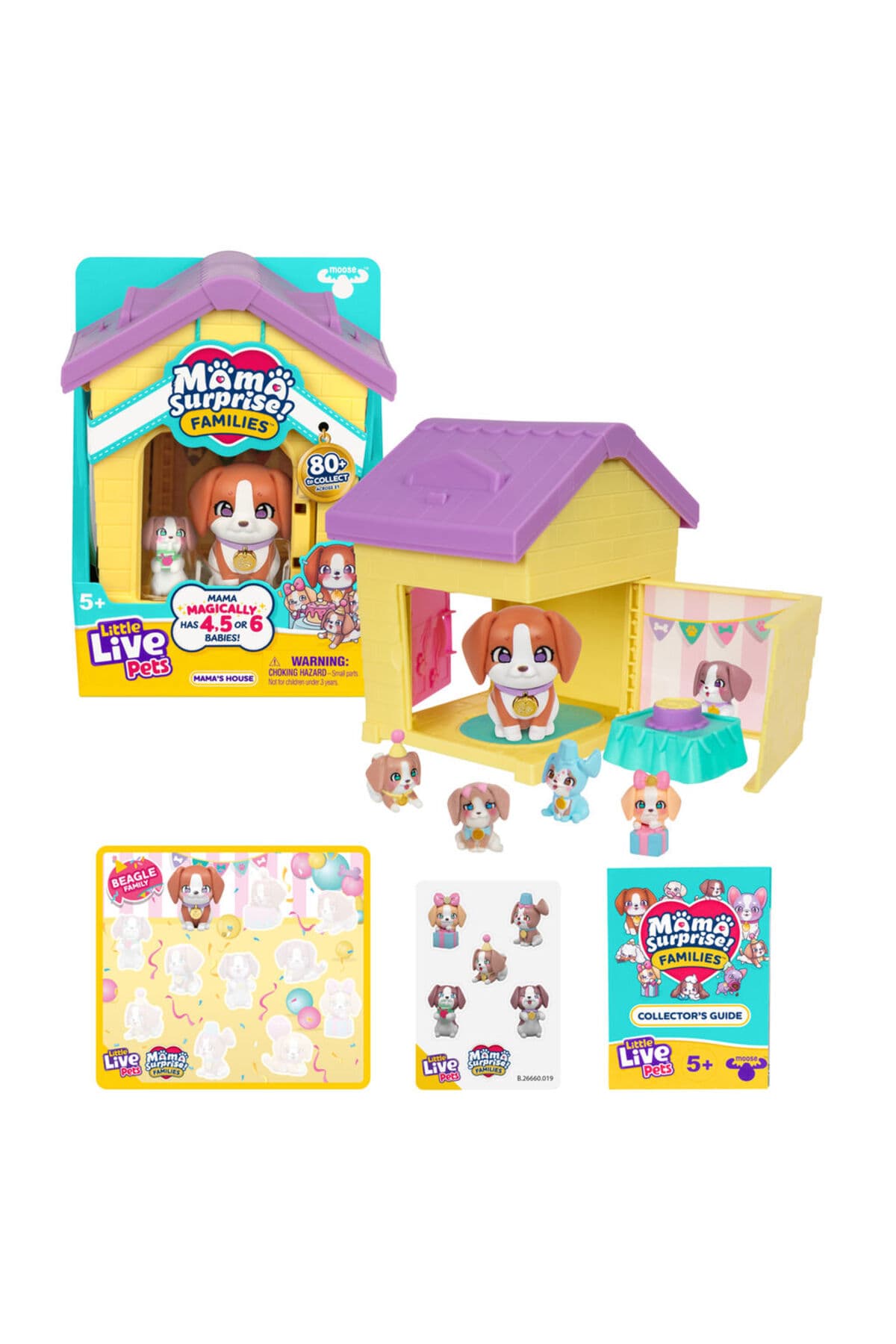Little Live Pets LLP MSF Pati Ailesi Oyun Seti Beagle Family