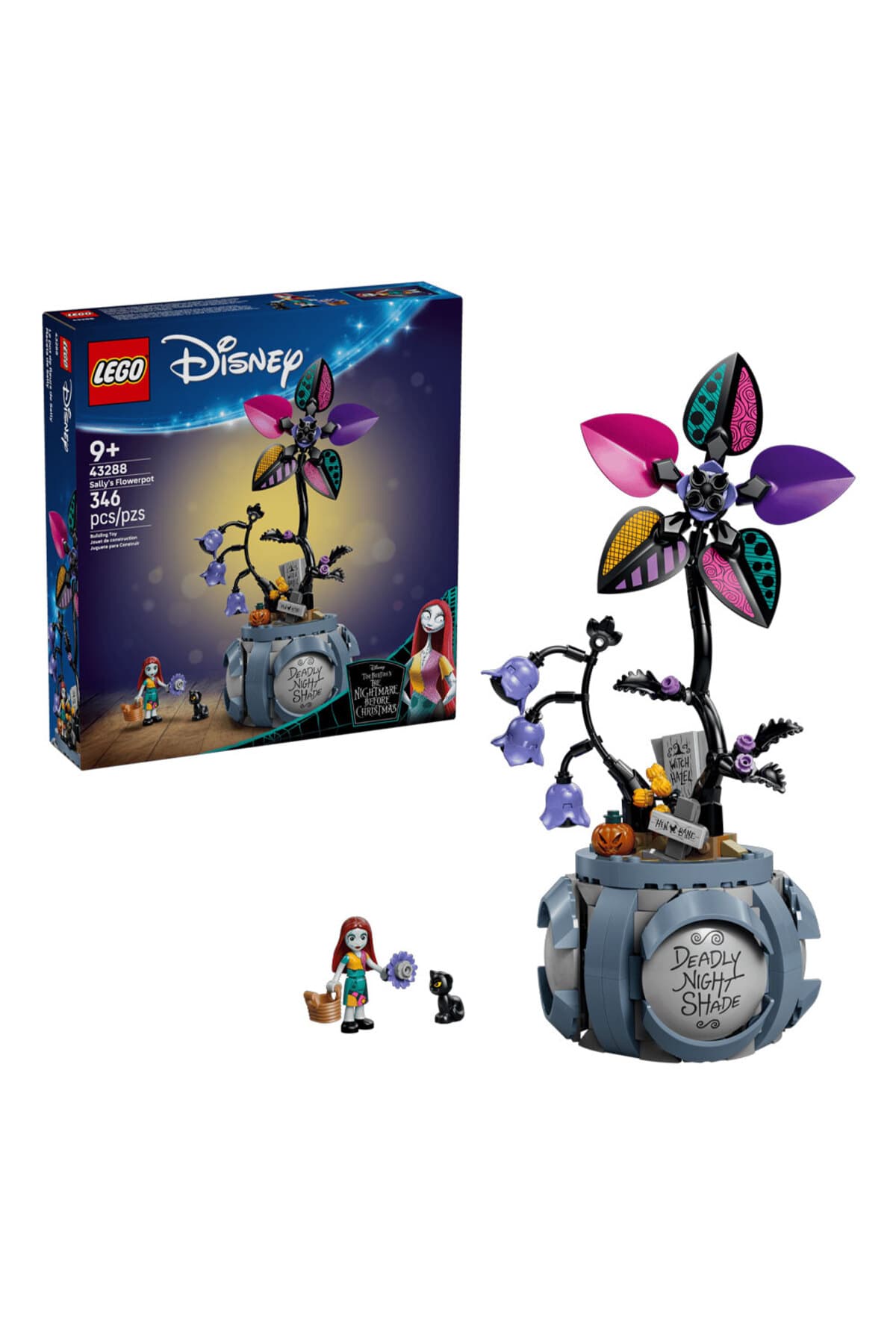 LEGO ® ǀ Disney Sally’nin Saksısı 43288 - 9 Yaş Üzeri Çocuklar için Oyuncak Yapım Seti (346 Parça)