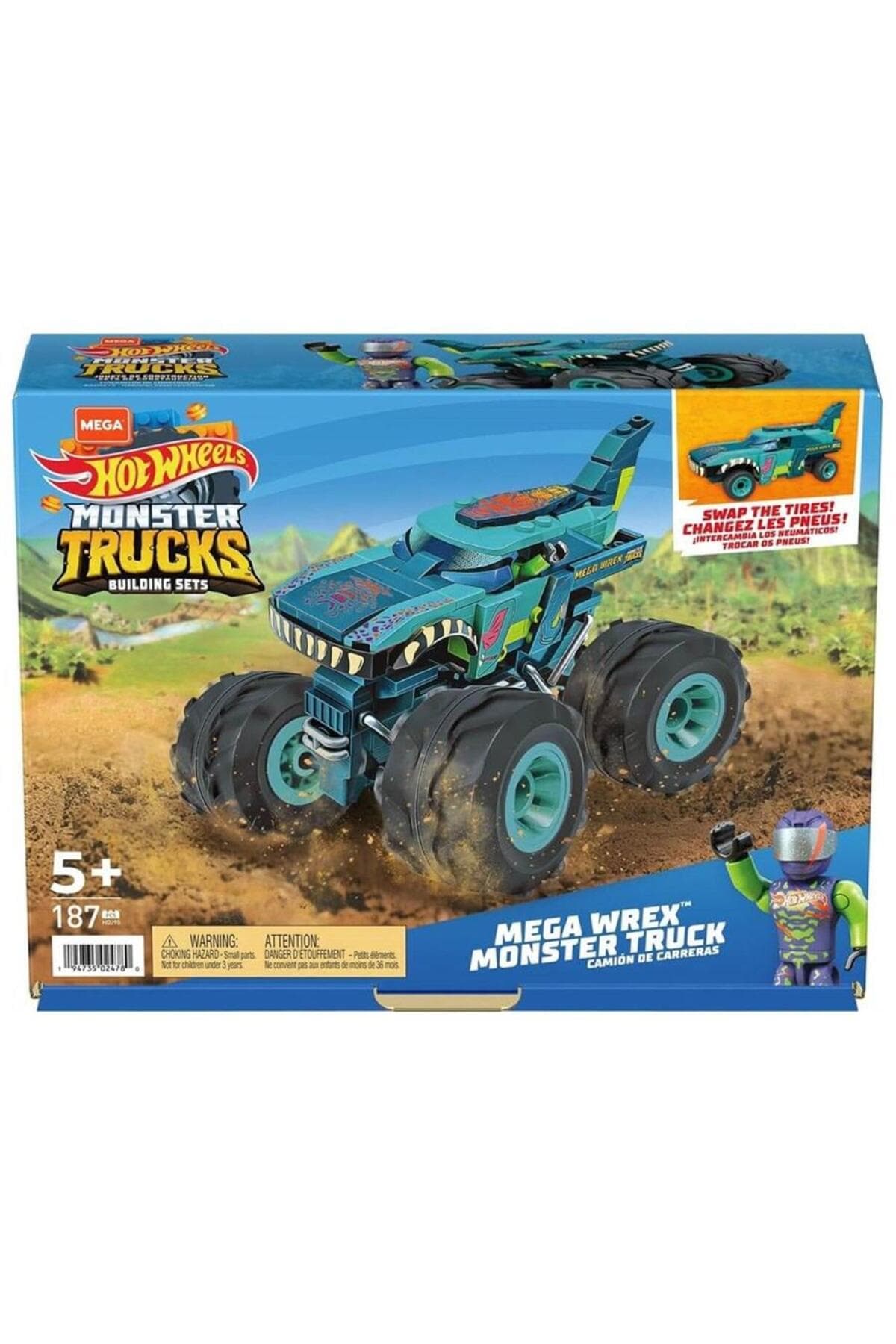 HOT WHEELS Mega Wrex Monster Truck Hdj95