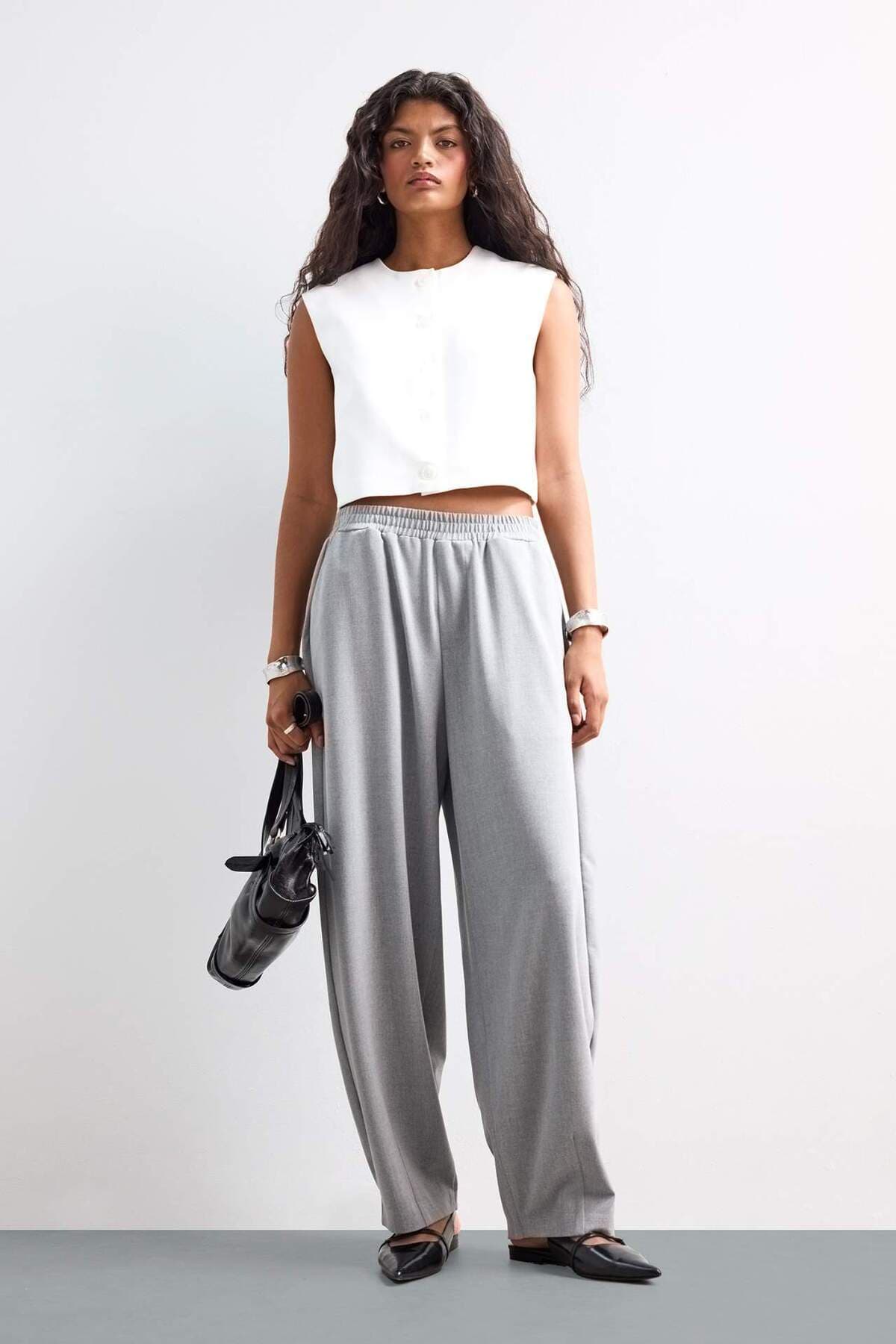 Defacto Baggy Fit Normal Bel Pantolon F3375AX25AU
