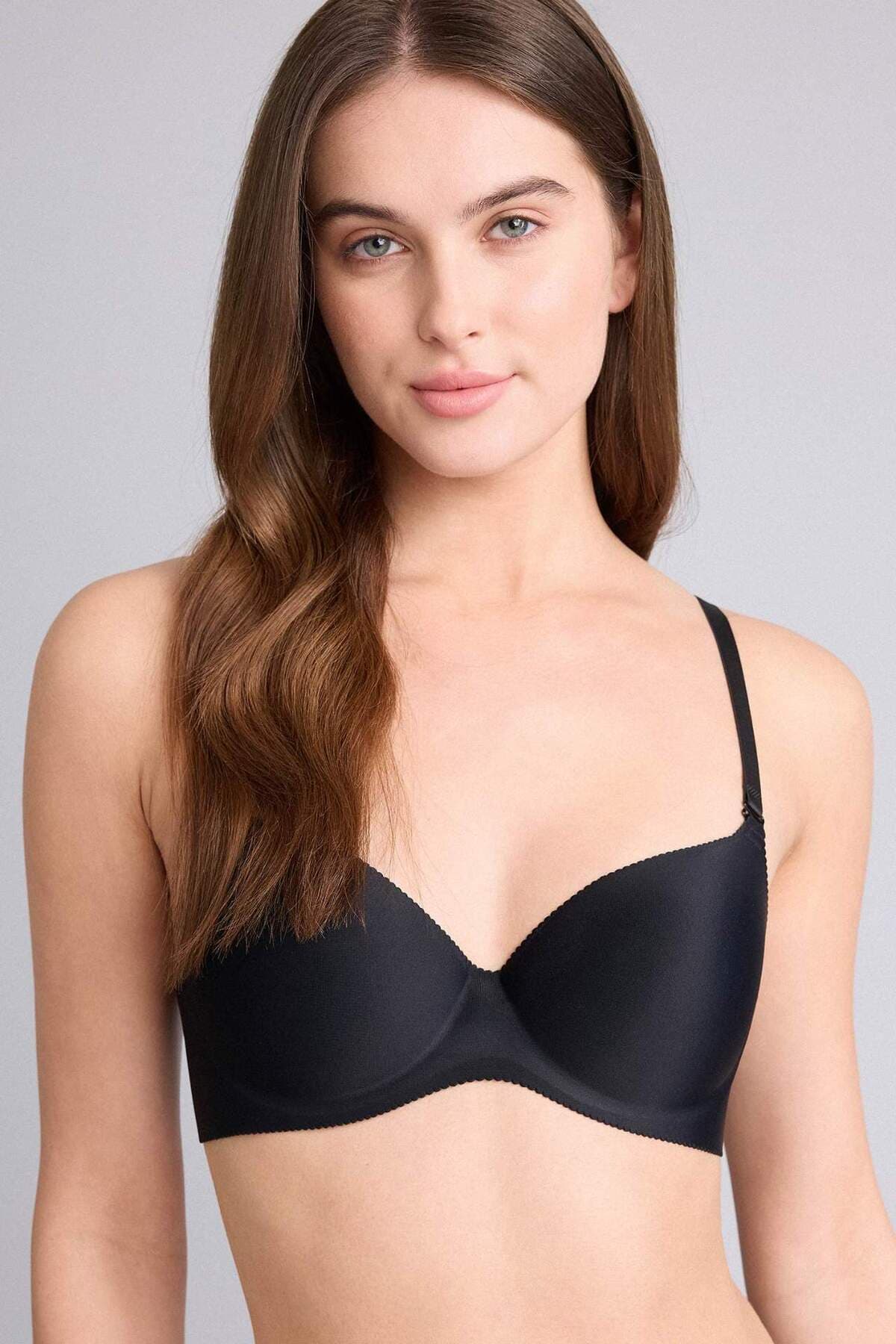 Defacto Yarım Dolgulu Micro Dolgulu Push Up Tişört Bra C1525AX24SM
