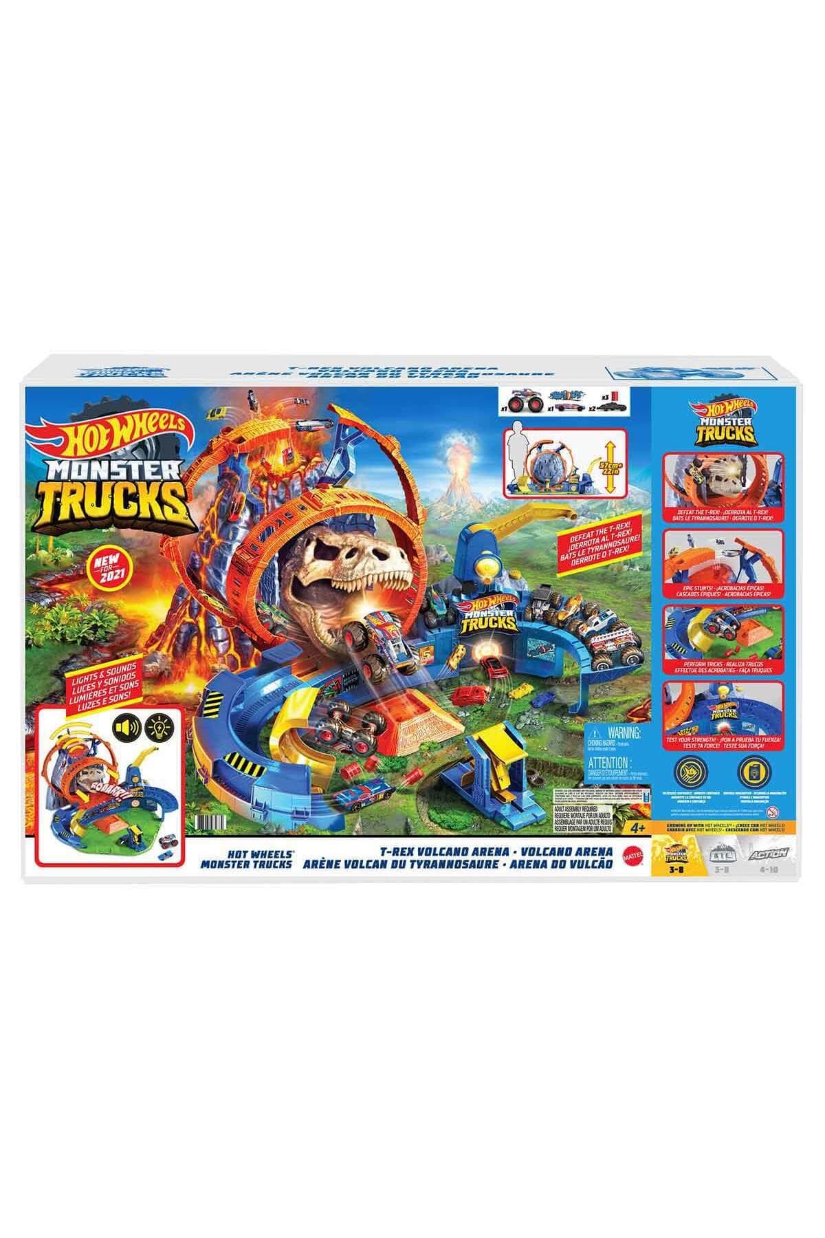 HOT WHEELS Monster Trucks Volkanik Alanda Macera Oyun Seti GYL14