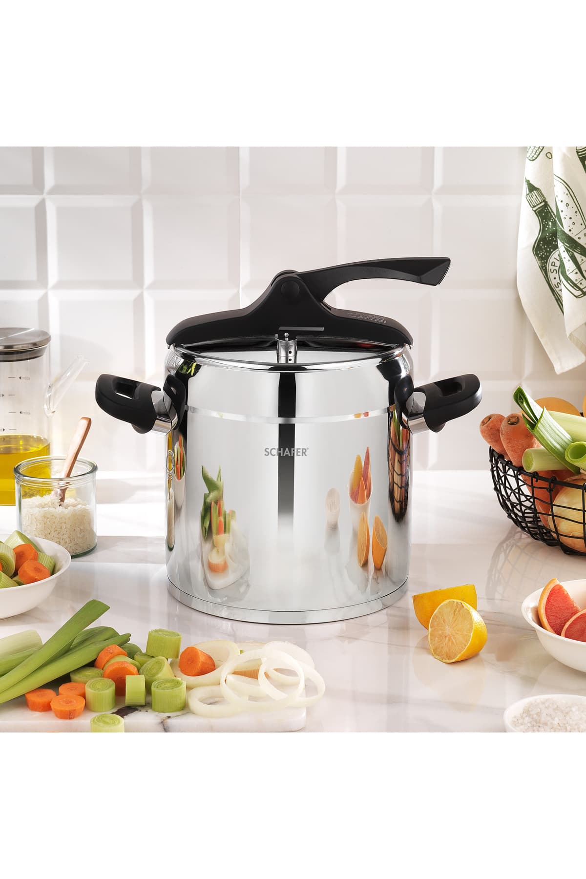 Schafer Classic Pro Düdüklü Tencere 8 L-Inox